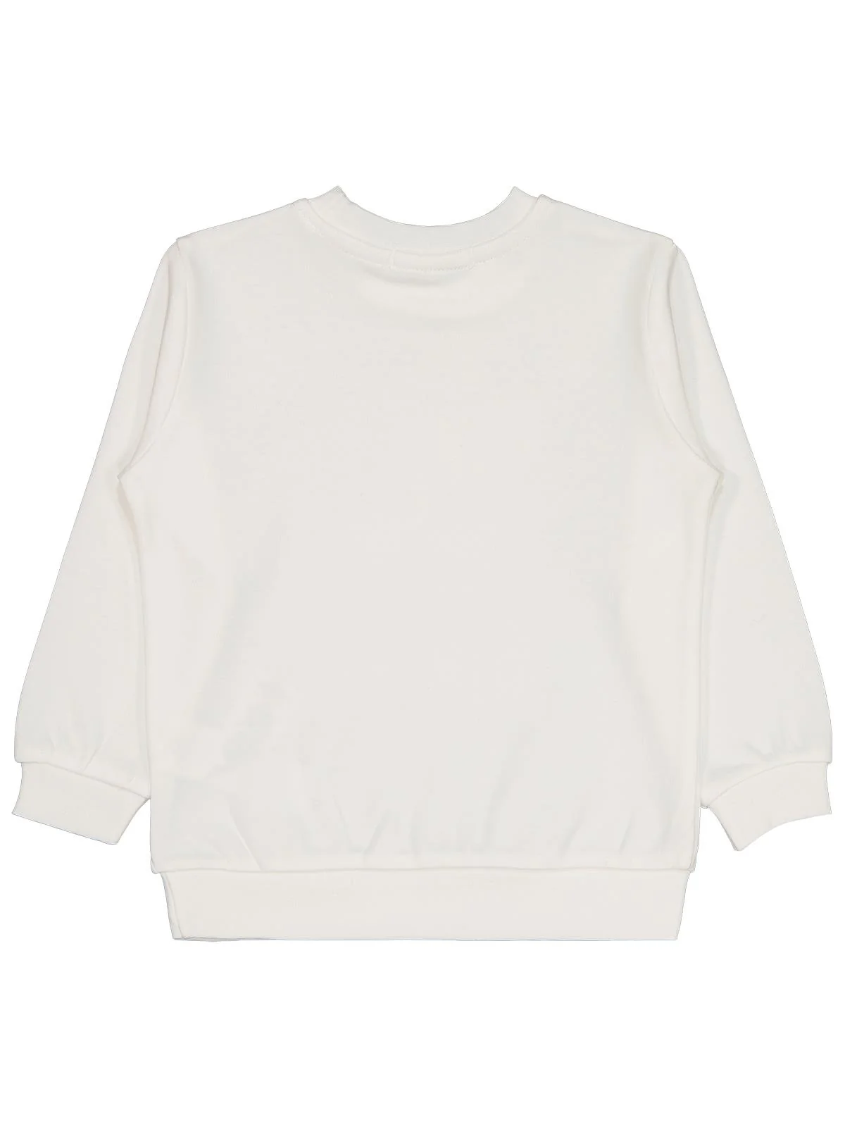 Civil Girls Rainbow Baskılı 2-5 Yaş Sweatshirt - Ekru - Image 4