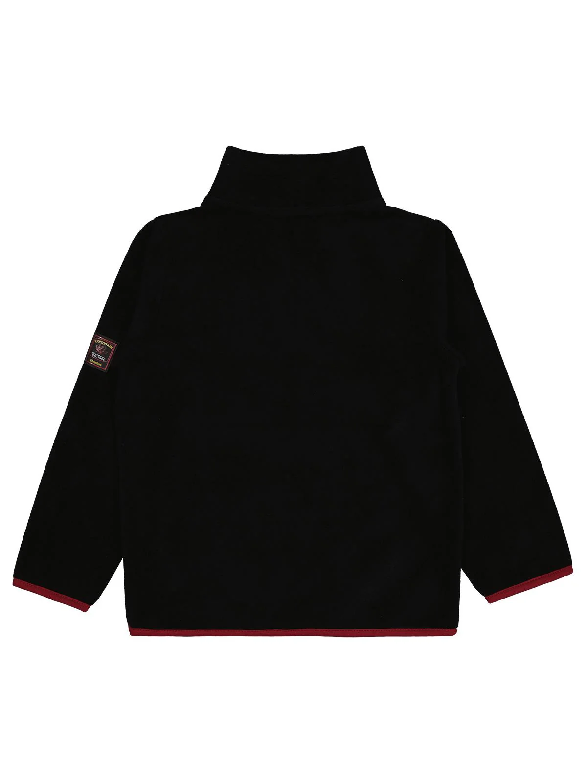 Civil Boys Fermuarlı Armalı Polar 10-13 Yaş Sweatshirt - Siyah - Image 3