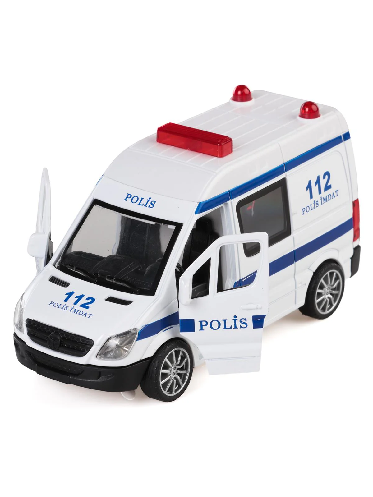 Can Oyuncak Kutuda 12 Li Sesli Çek Bırak Ambulans - Beyaz - Image 3