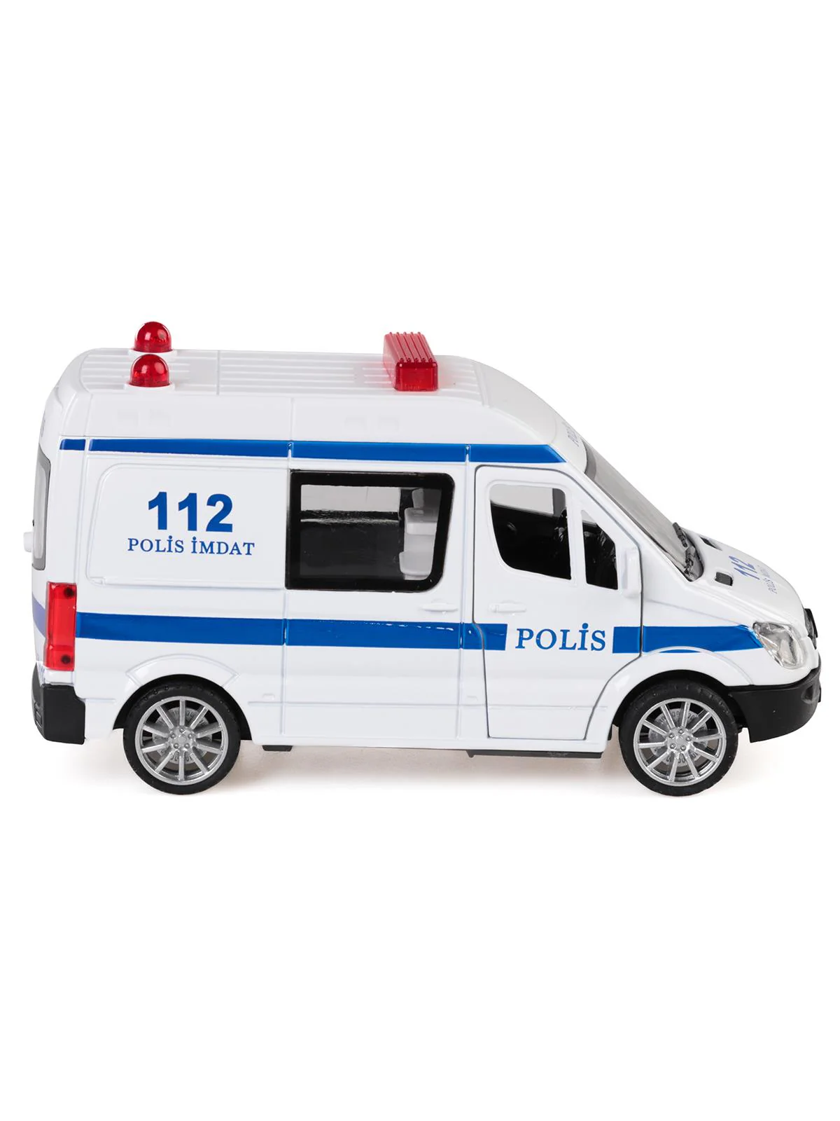 Can Oyuncak Kutuda 12 Li Sesli Çek Bırak Ambulans - Beyaz - Image 4