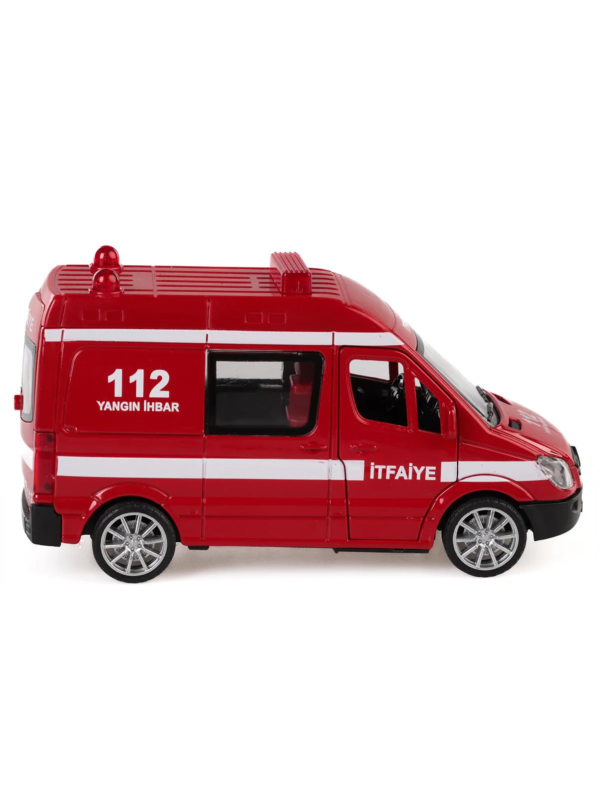 Can Oyuncak Kutuda 12 Li Sesli Çek Bırak Ambulans - Kırmızı - Image 4
