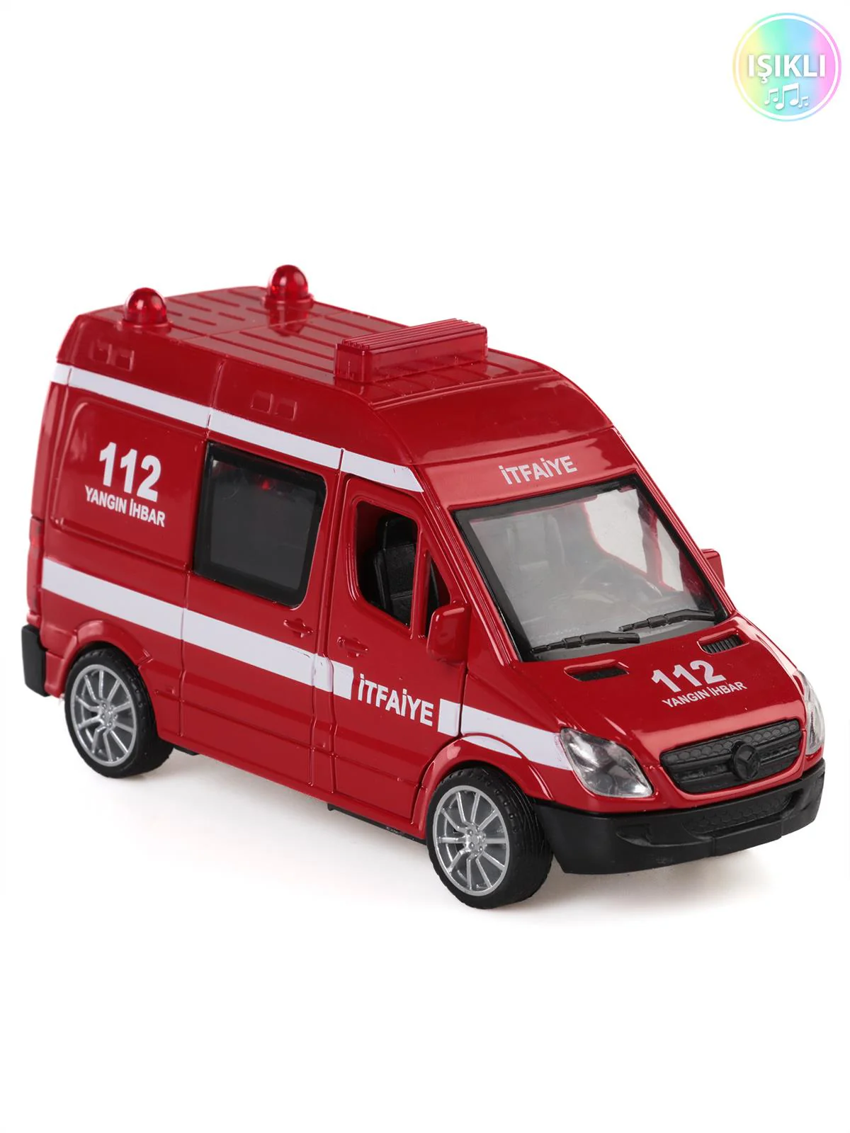 Can Oyuncak Kutuda 12 Li Sesli Çek Bırak Ambulans - Kırmızı - Image 5
