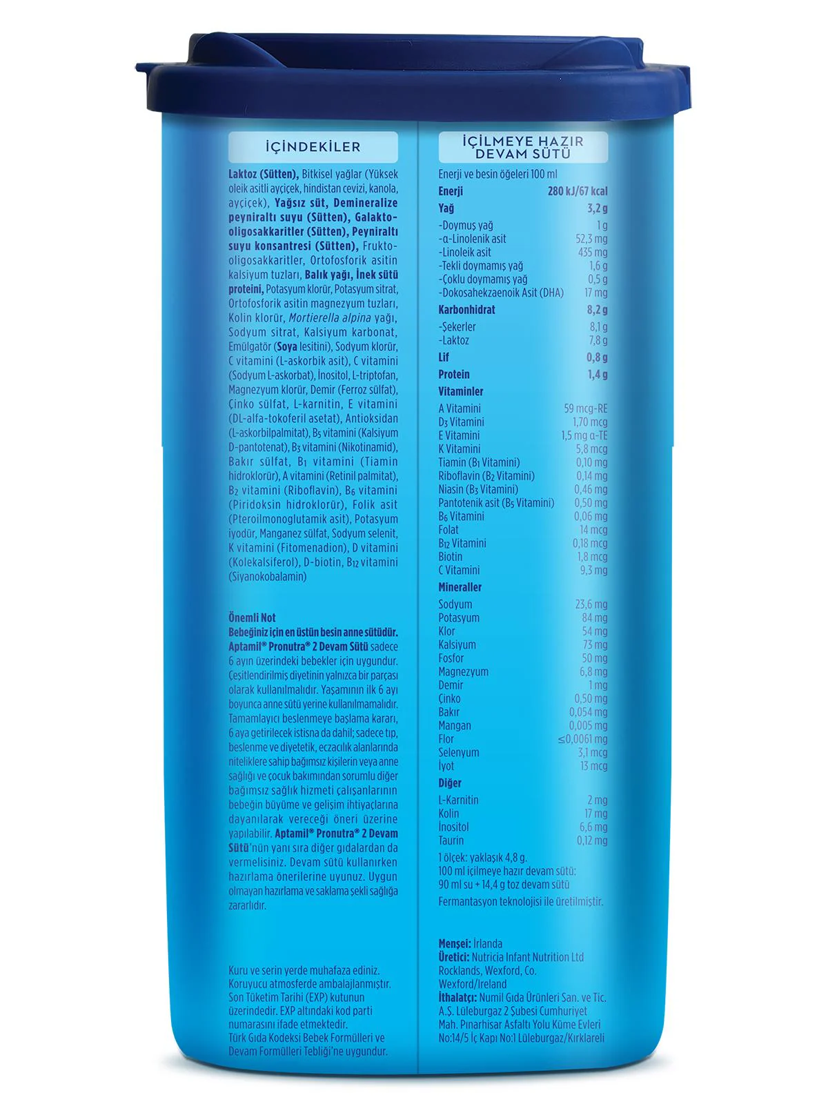 Aptamil 2 Devam Sütü 800 g  6-9 Ay Akıllı Kutu - Image 4