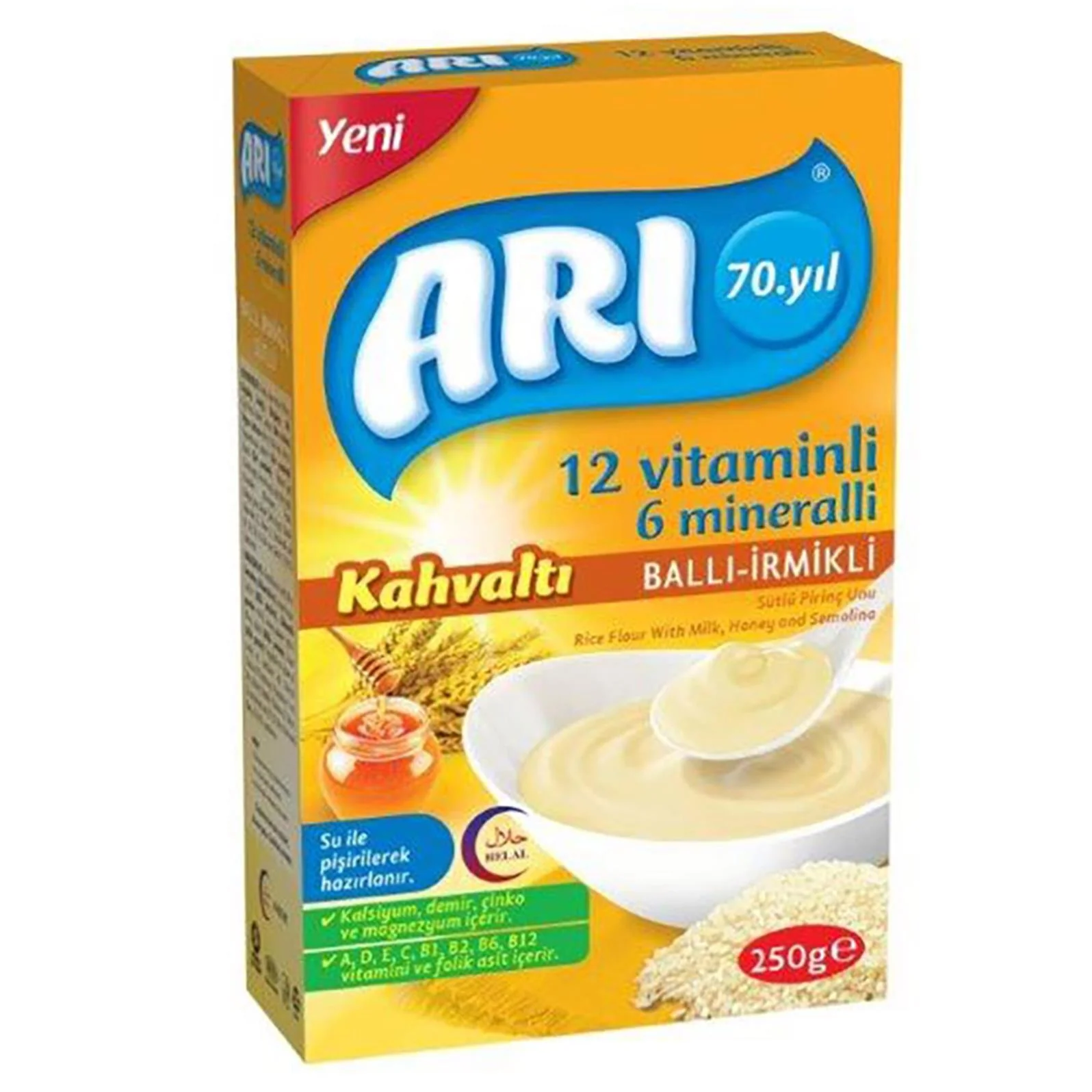 Arı Mama Ballı Ve İrmikli Kavaltı Ek Gıda 250 gr - Image 3