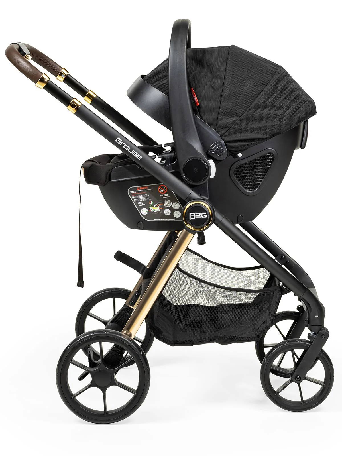Baby2Go Grouse Travel Sistem Bebek Arabası - Siyah - Image 3