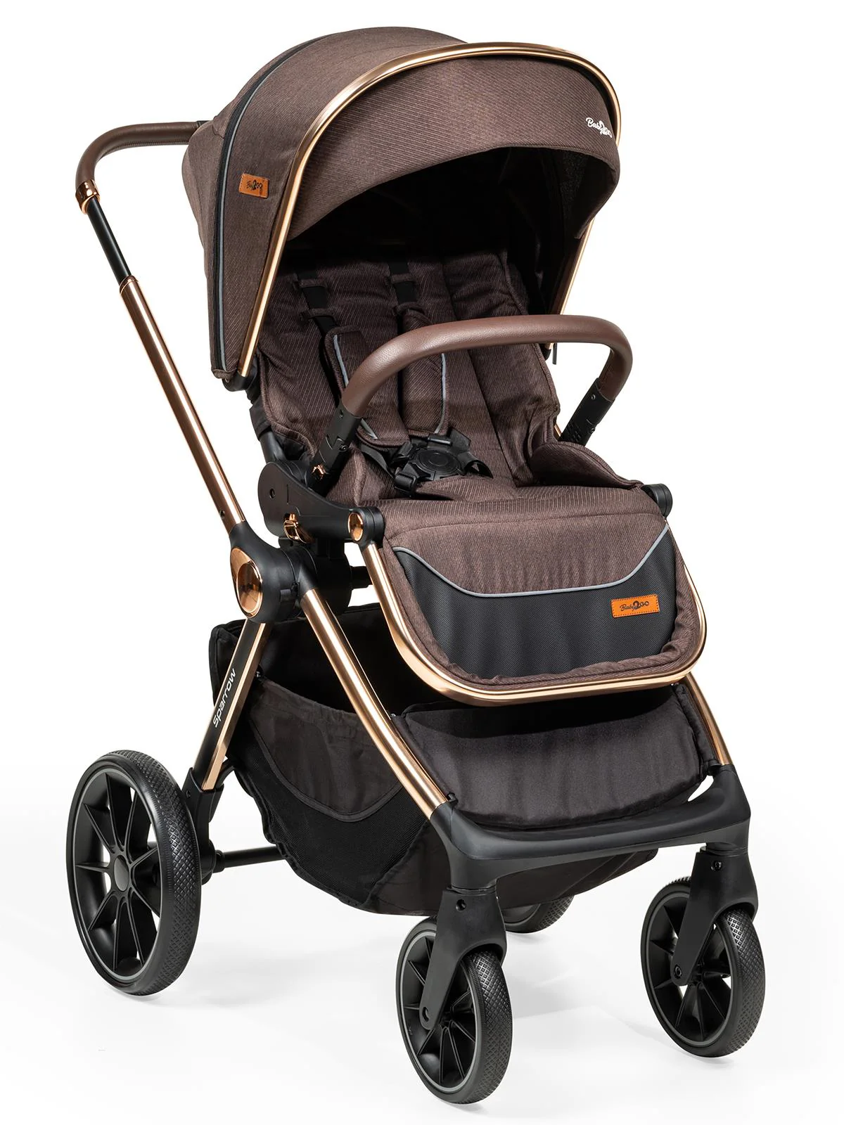 Baby2Go Sparrow Travel Sistem Bebek Arabası - Kahve - Image 2