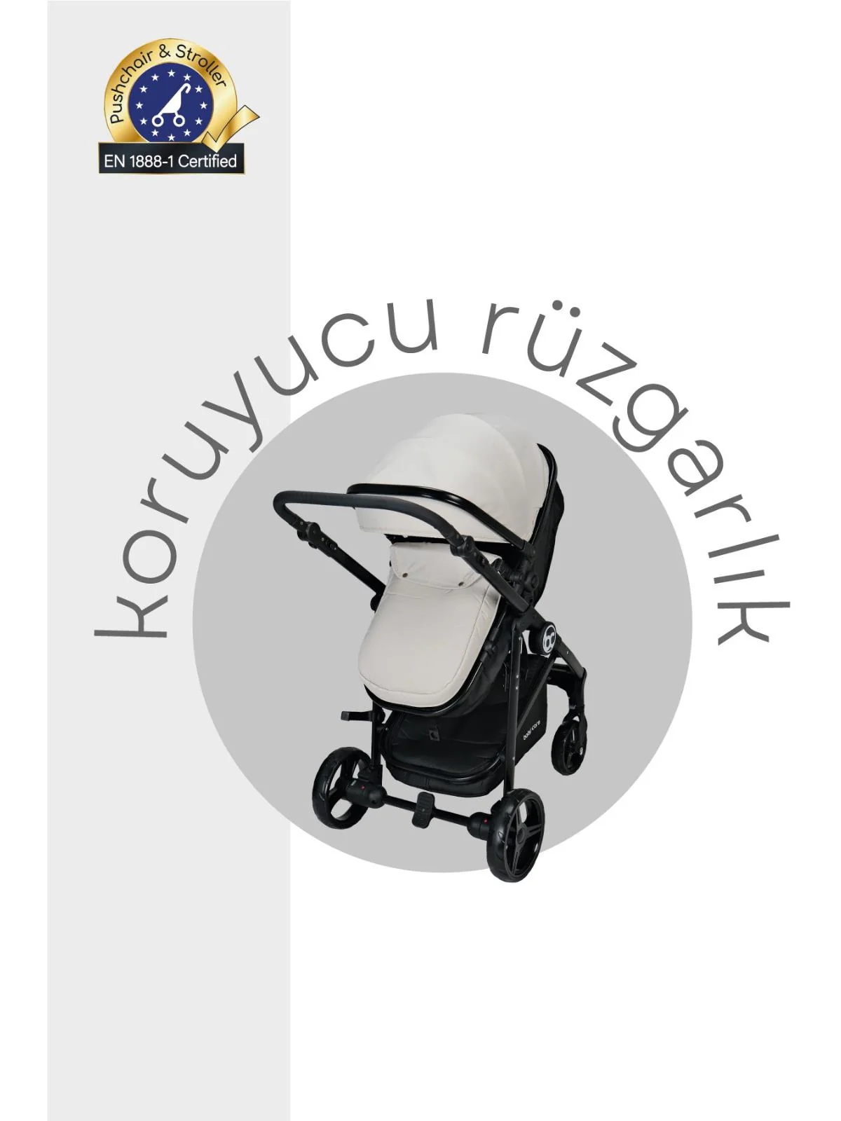 Babycare Alfa Travel Sistem Bebek Arabası - Bej - Image 2