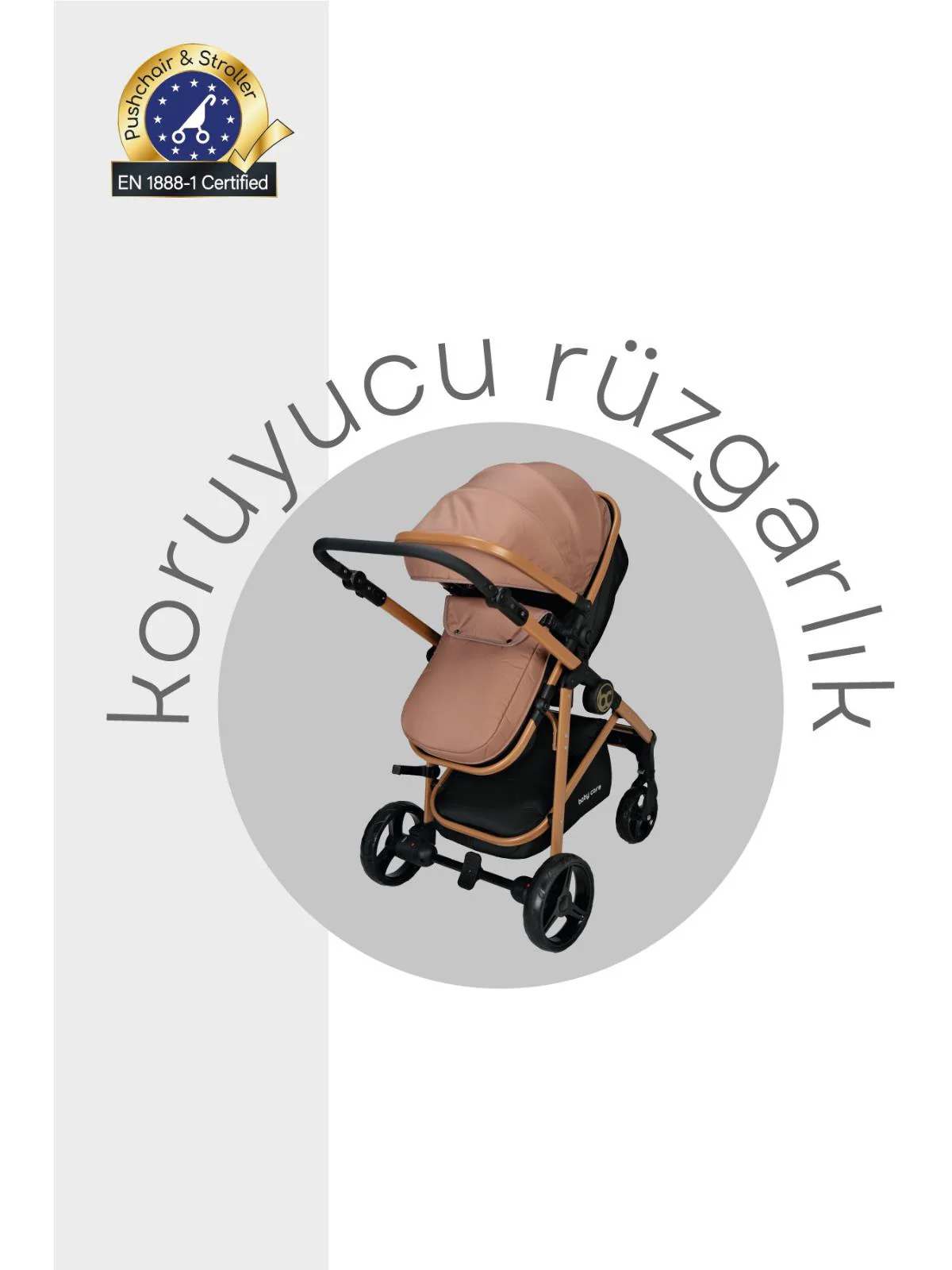 Babycare Alfa Travel Sistem Bebek Arabası - Kahverengi - Image 4