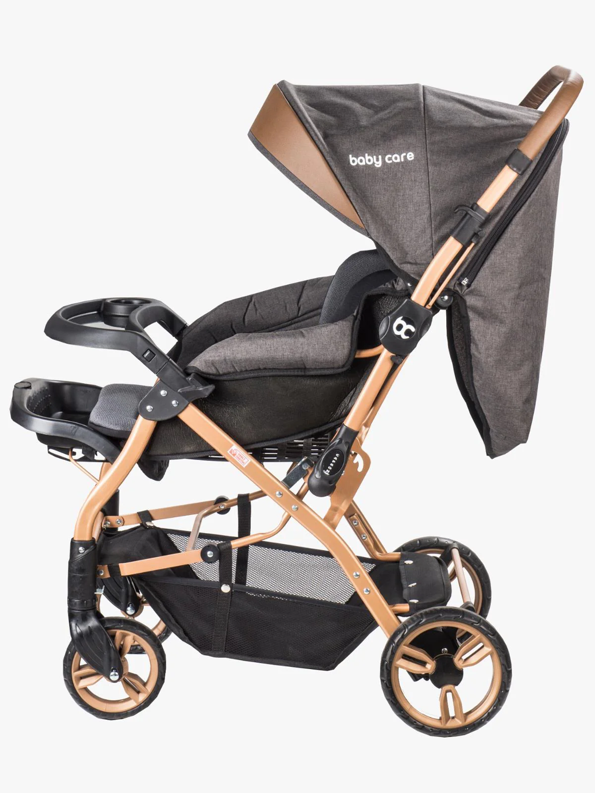 Babycare Capron Çift Yönlü Bebek Arabası - Siyah - Image 15