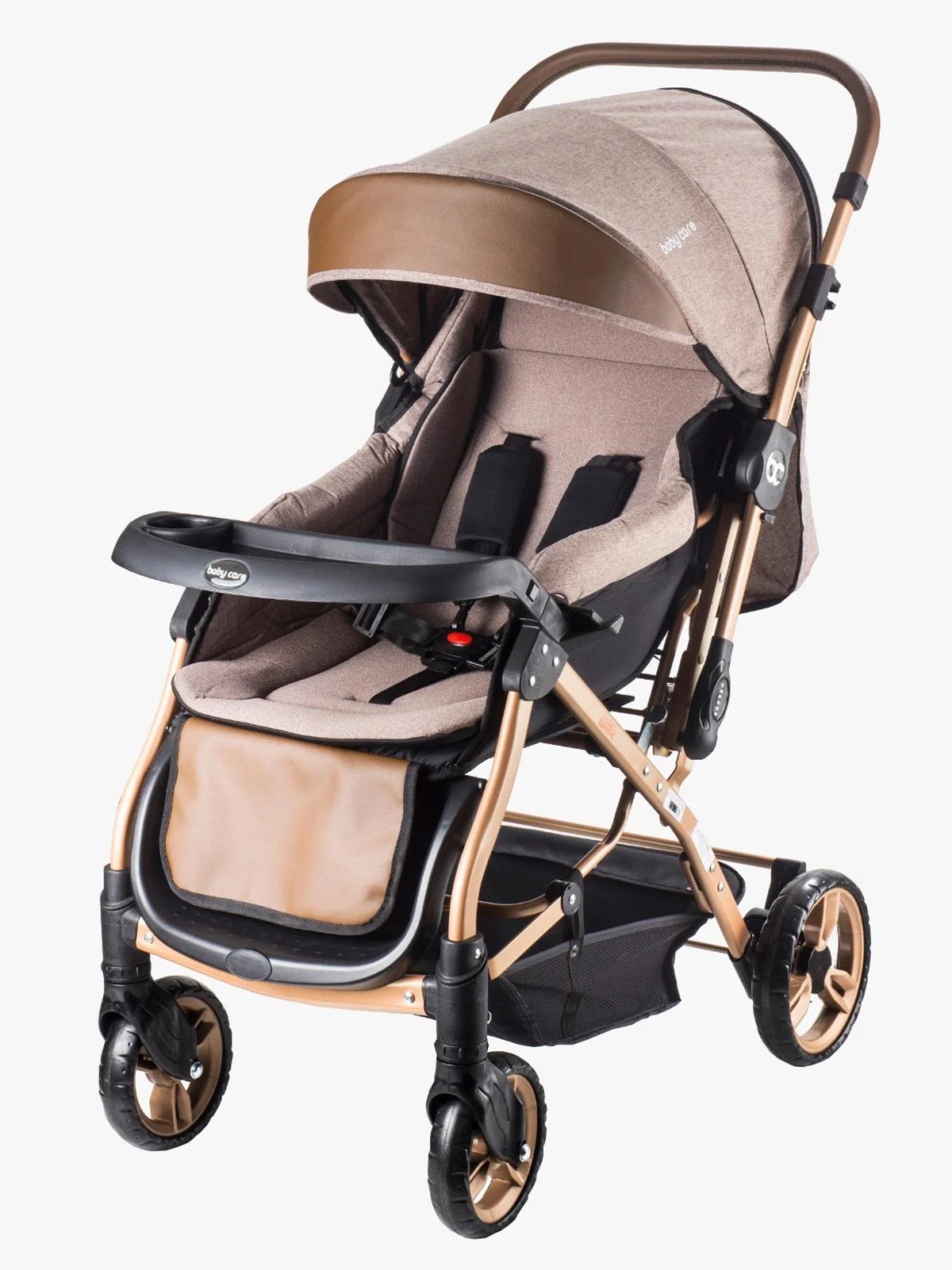Babycare Capron Çift Yönlü Bebek Arabası - Siyah - Image 9
