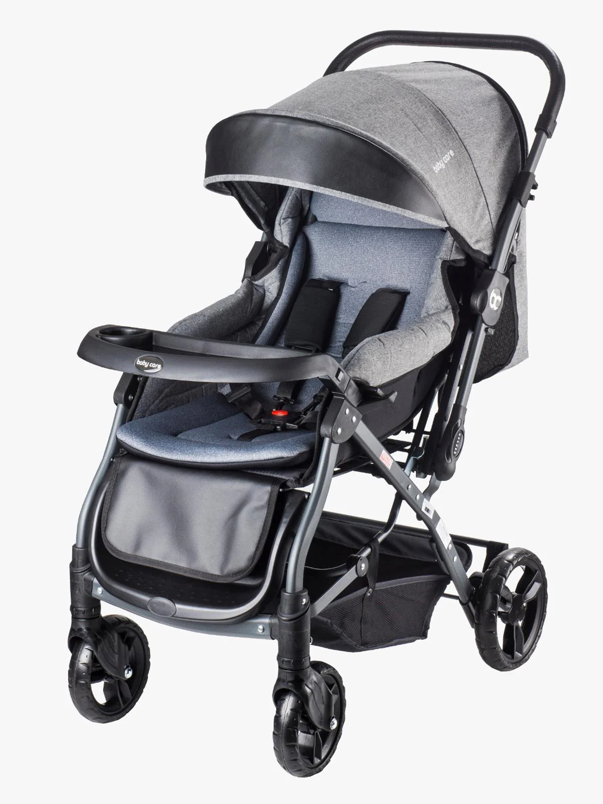 Babycare Capron Çift Yönlü Bebek Arabası - Siyah - Image 8