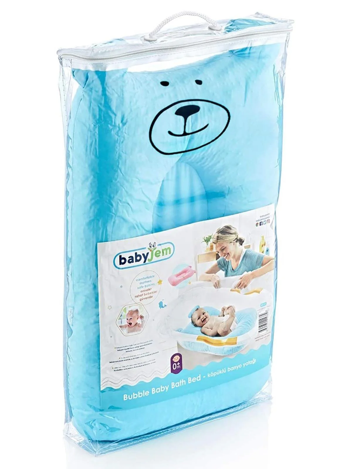 Babyjem Köpüklü Banyo Yatağı - Mavi - Image 3