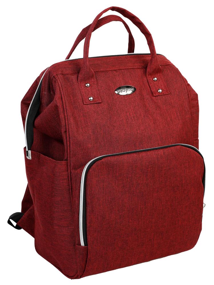 Babymol Linen Sırt Çantası - Bordo - Image 9