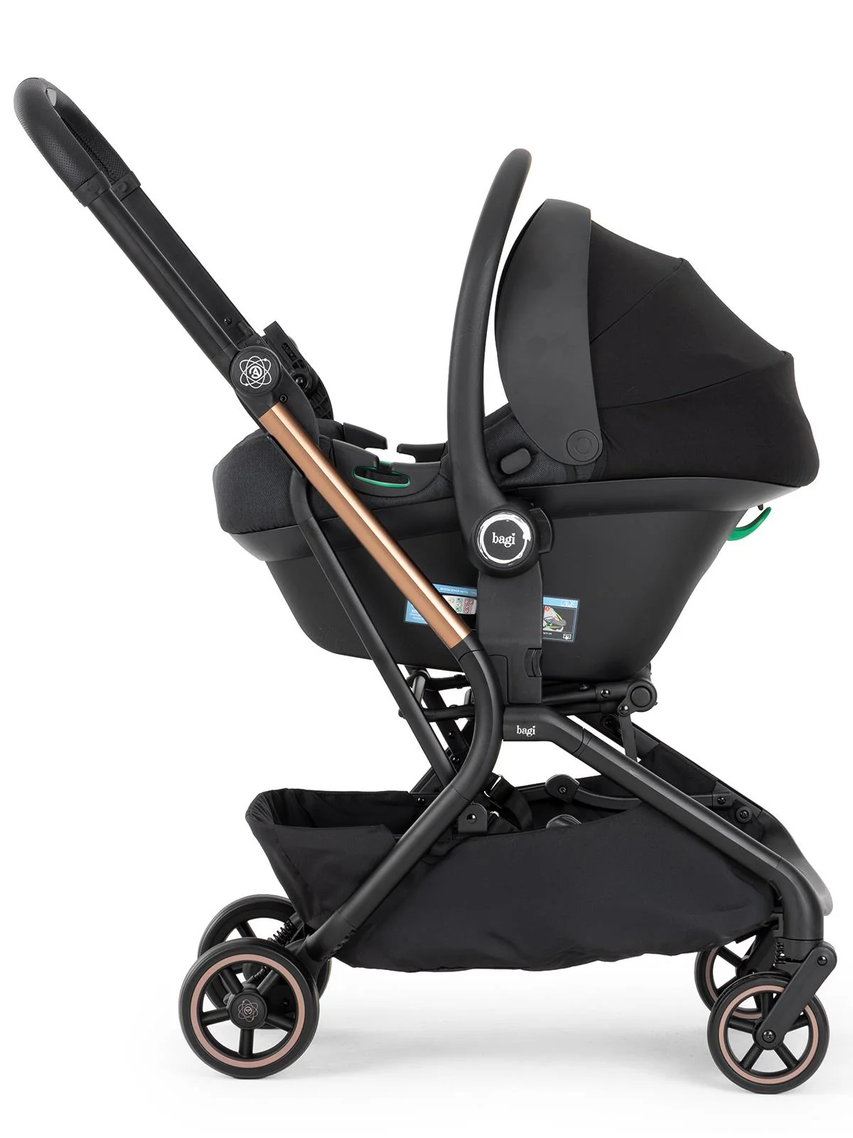 Bagi Atom Tek Yönlü  Bebek Arabası - Siyah - Image 21