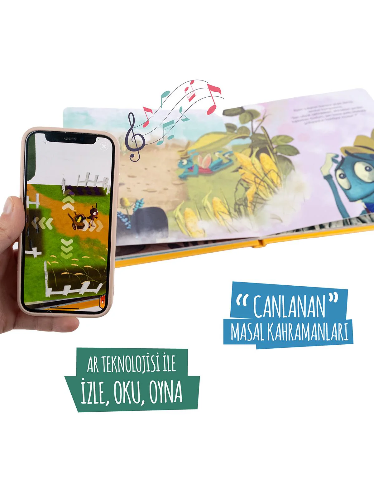 Bee Smart Canlanan Masal Kahramaları Ağustos Böceği ve Karınca Aktivite Kitabı - Image 6