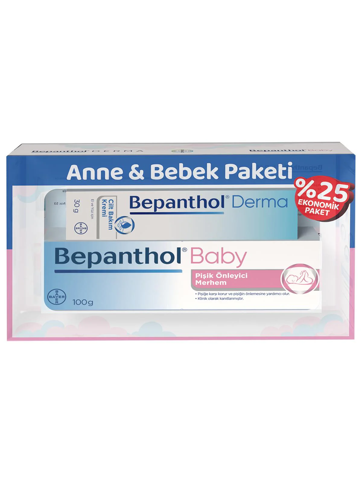 Bepanthol Baby Pişik Kremi 100 gr+Cilt Bakım Kremi 30gr - Image 4