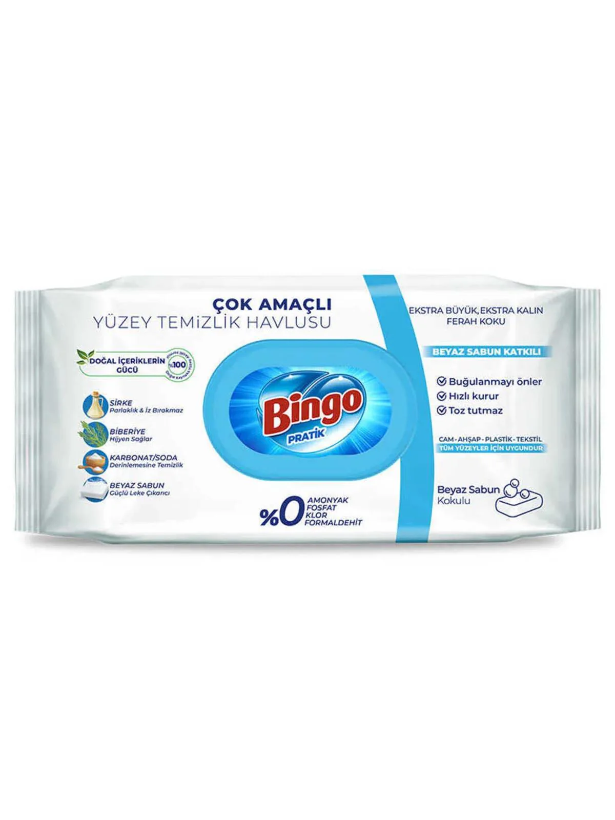 Bingo Yüzey Temizlik Havlusu 96'lı Beyaz Sabun - Image 3