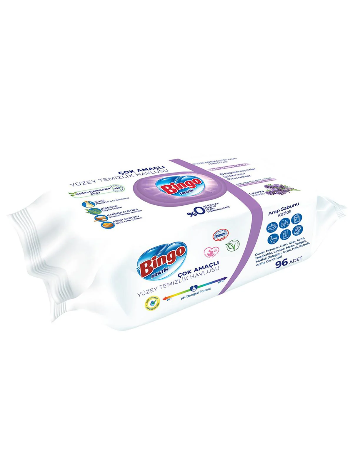 Bingo Yüzey Havlusu Lavanta Kokulu 96 Lı - Image 3