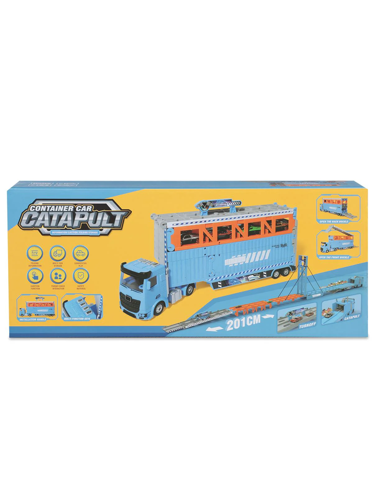 Can Oyuncak Konteynır Kutulu Metal Araba Set - Image 2