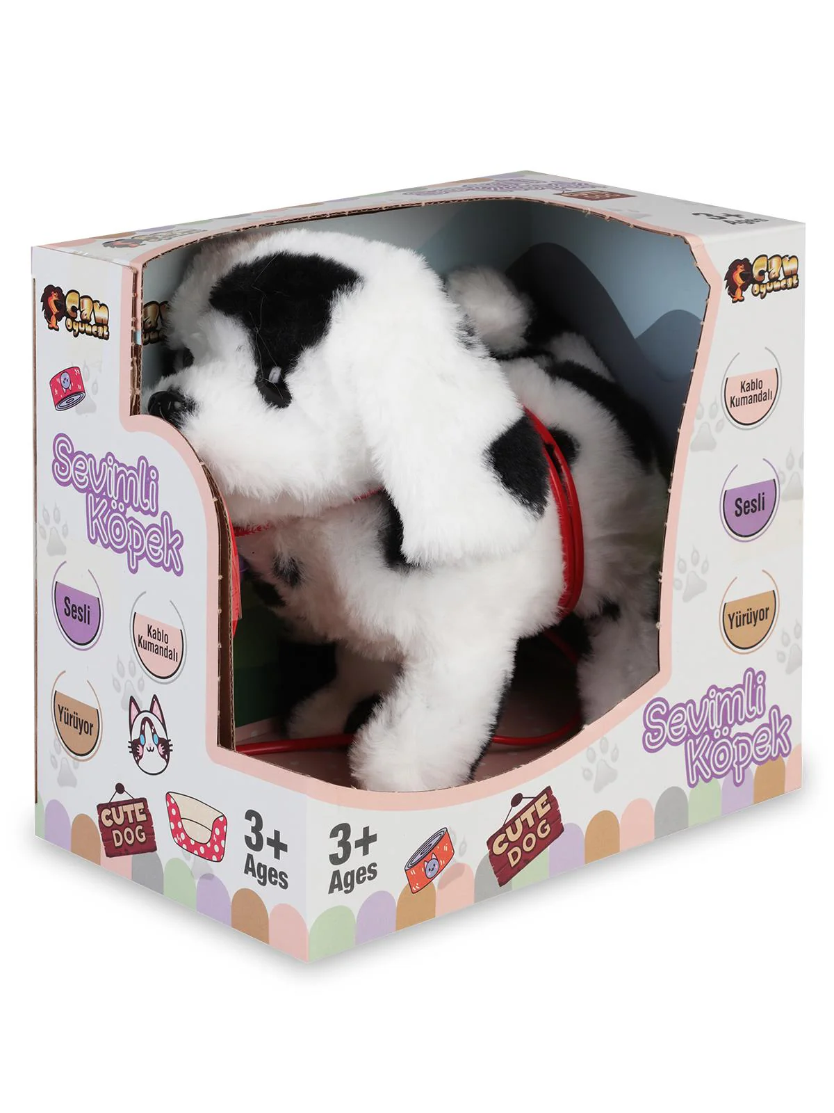 Can Oyuncak Kumandalı Sesli Köpek - Siyah - Image 2