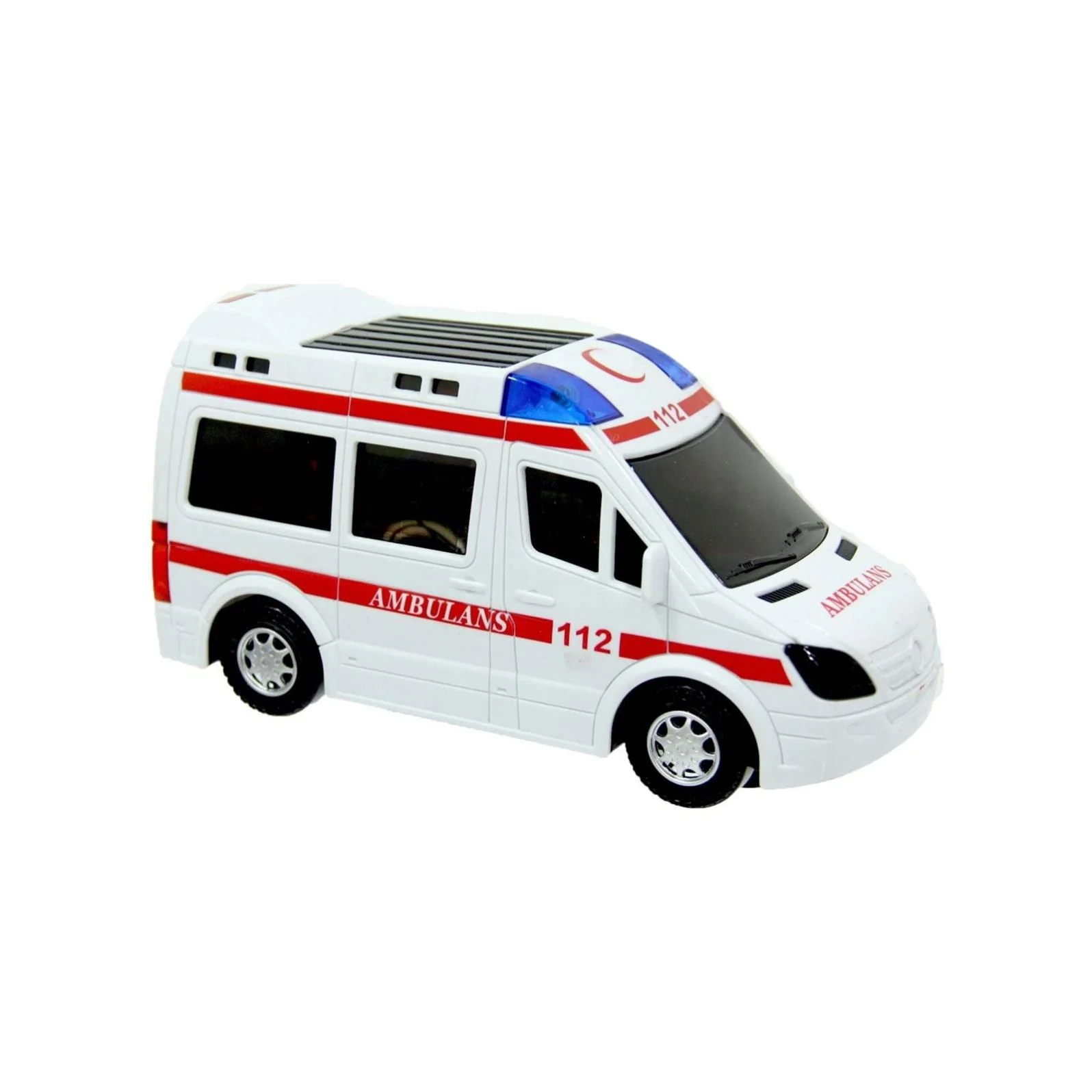 Can Oyuncak Kutulu Pilli Işıklı Ambulans - Image 4