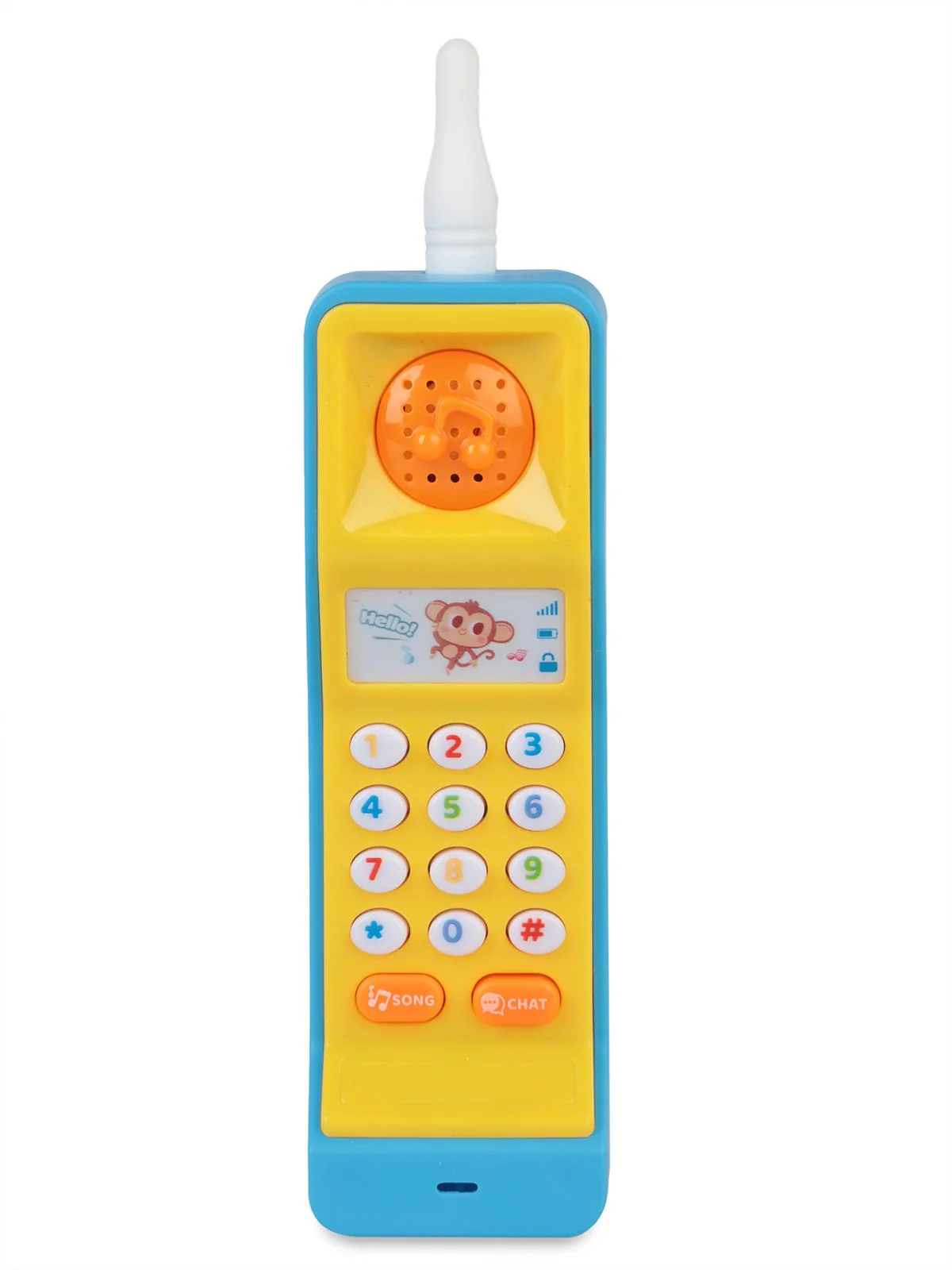 Can Oyuncak Pilli Müzikli Telefon - Mavi - Image 2