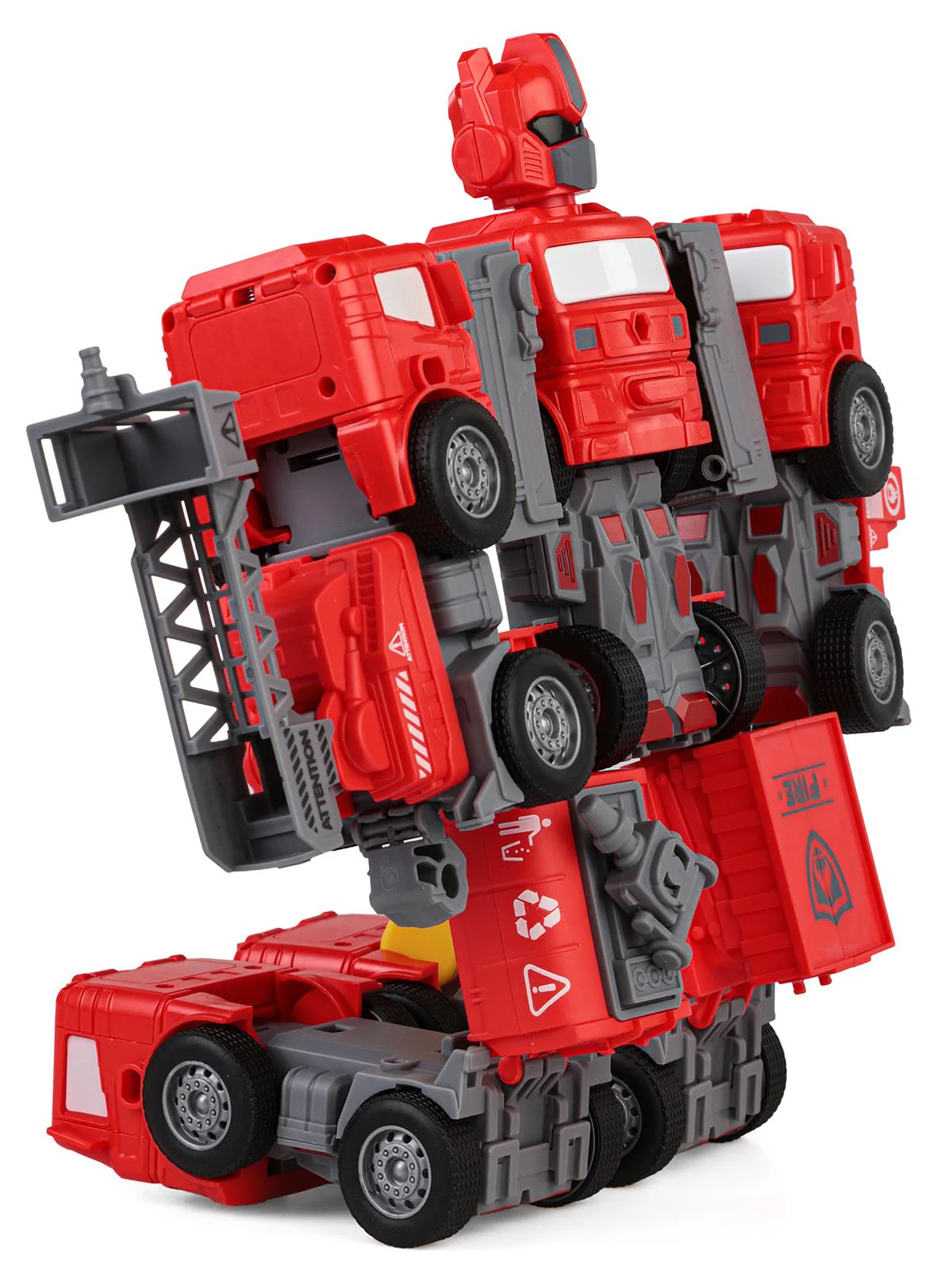 Can Oyuncak Ufo Transformers - Kırmızı - Image 3