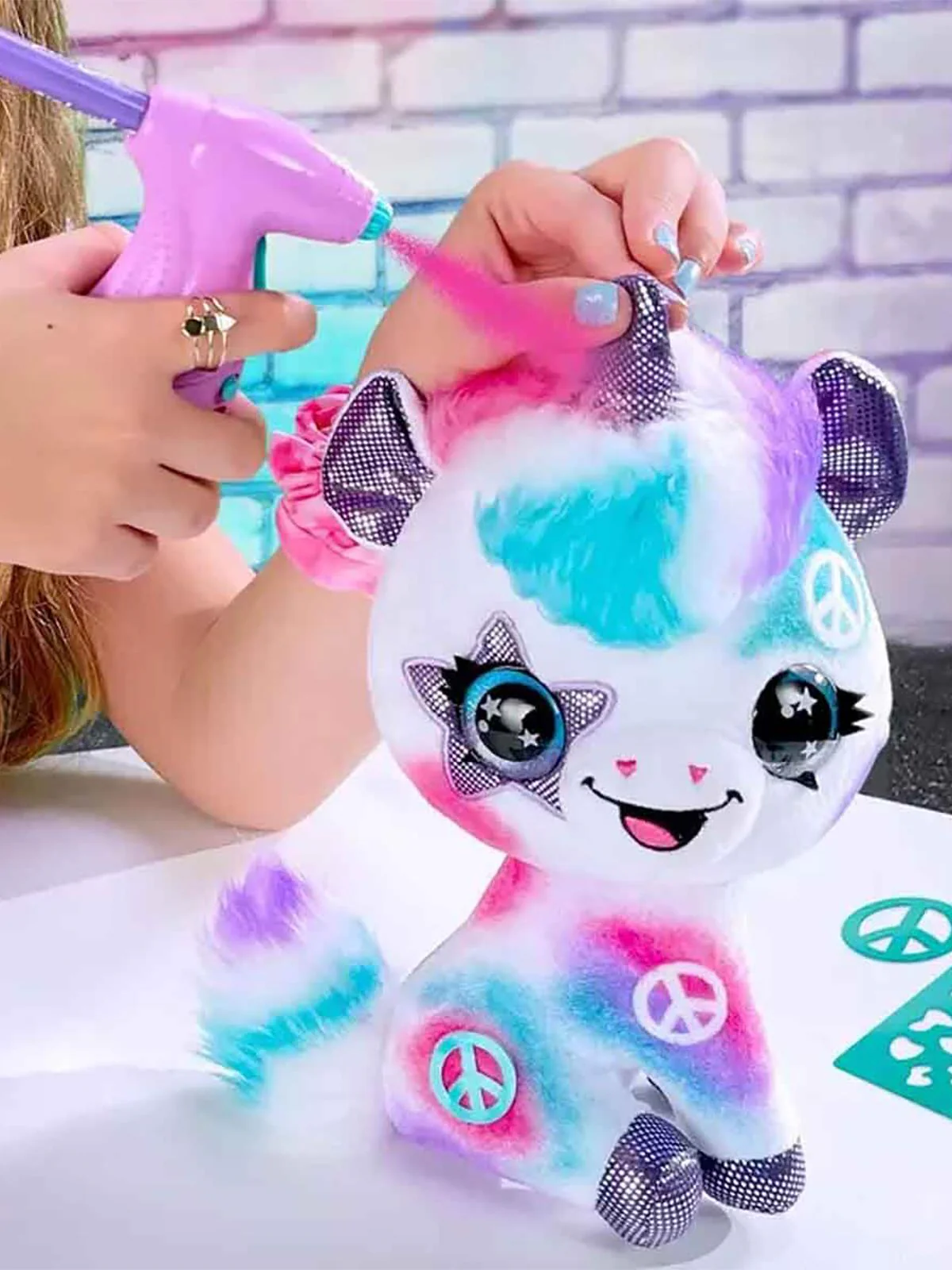 Canal Toys Airbrush Plush Unicorn Boyama Seti - Image 10