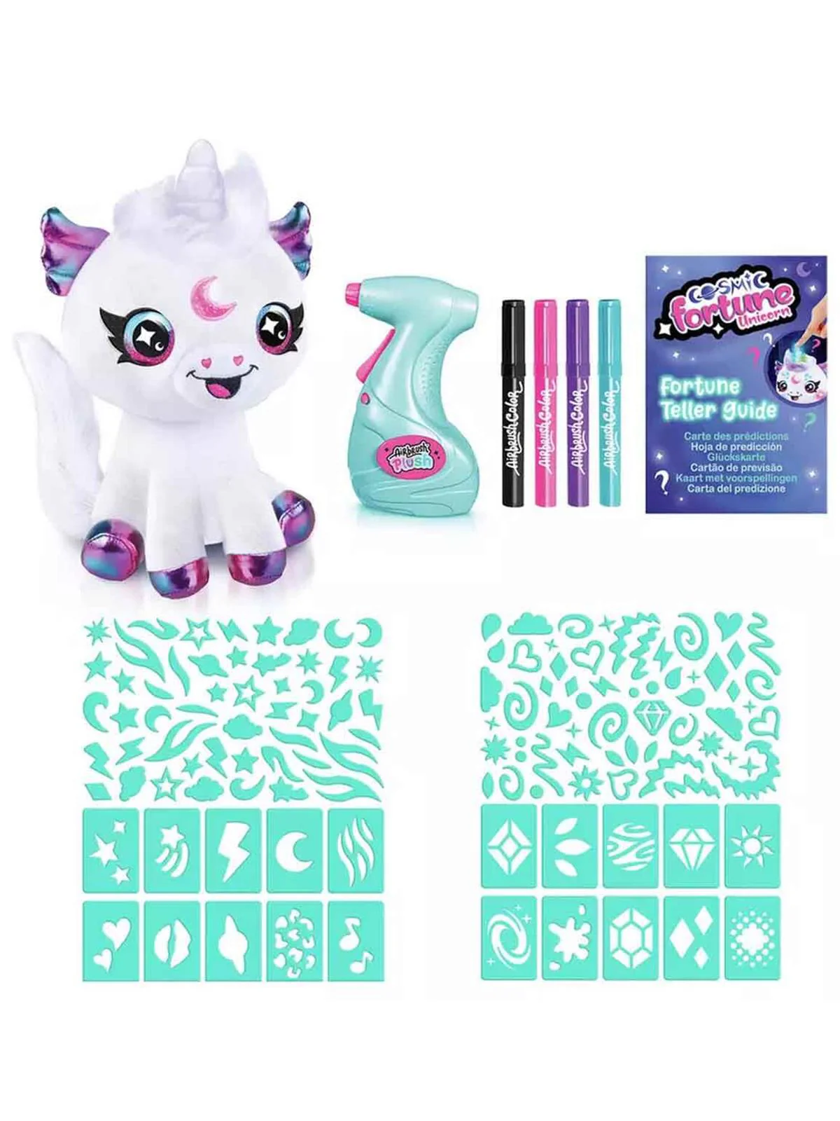 Canal Toys Işıklı Airbrush Plush Cosmic Unicorn - Image 3