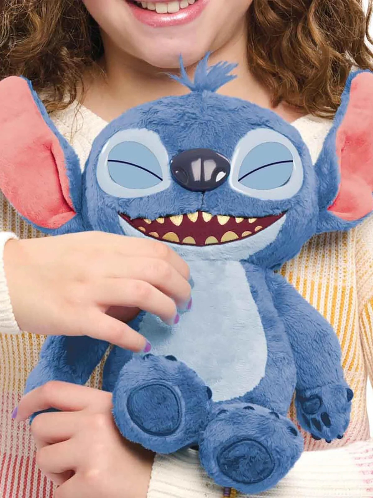 Ceren Oyuncak Stitch 36 Cm Duygular Interaktıf Peluş 50'Den Fazla Ses - Image 4
