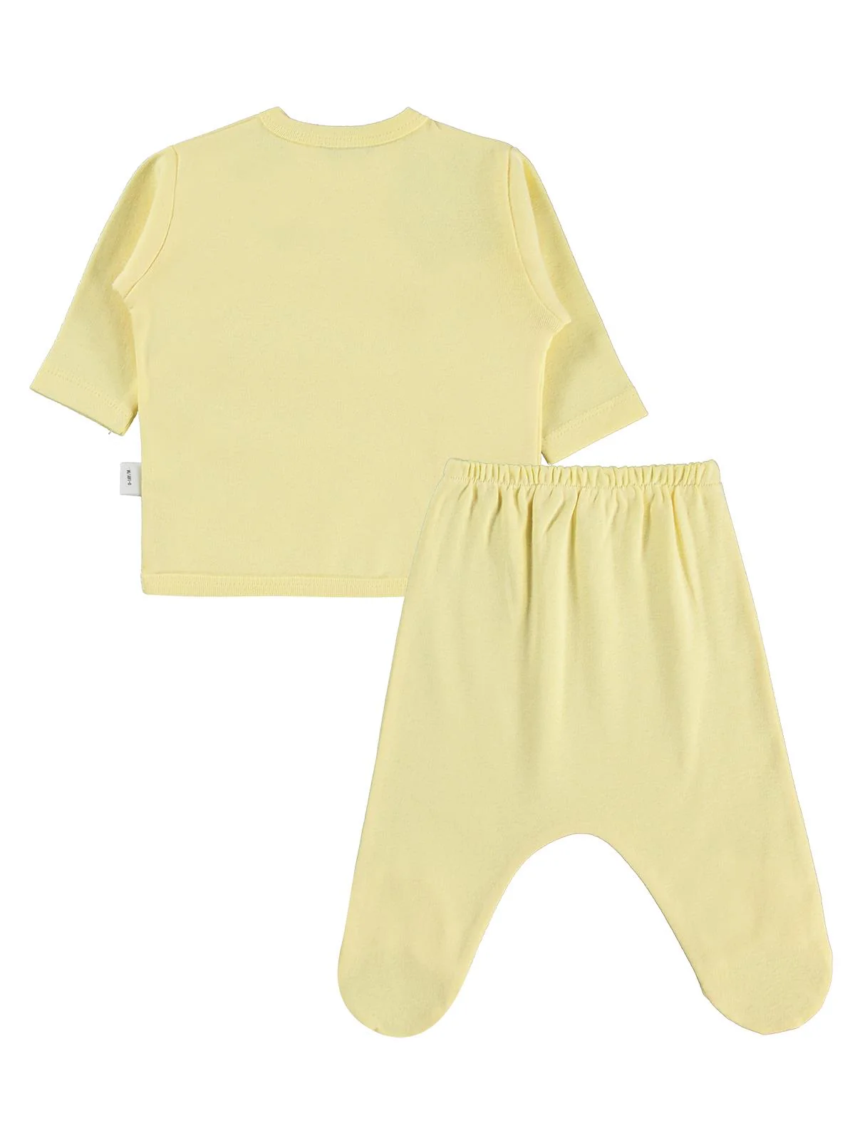 Civil Baby 3'Lü Basic 0-1 Ay Zıbın Takımları - Sarı - Image 2