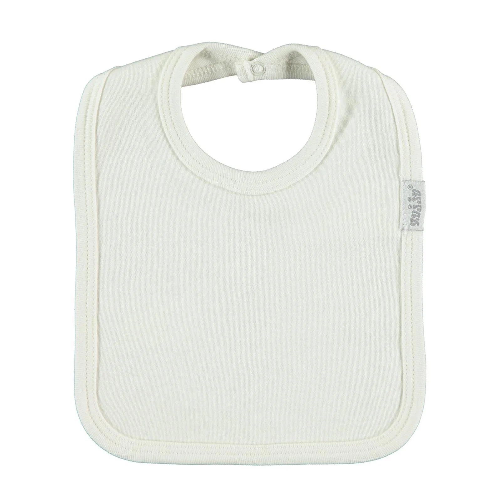 Civil Baby Arkadan Çıtçıtlı Unisex Mama Önlük - Ekru - Image 2