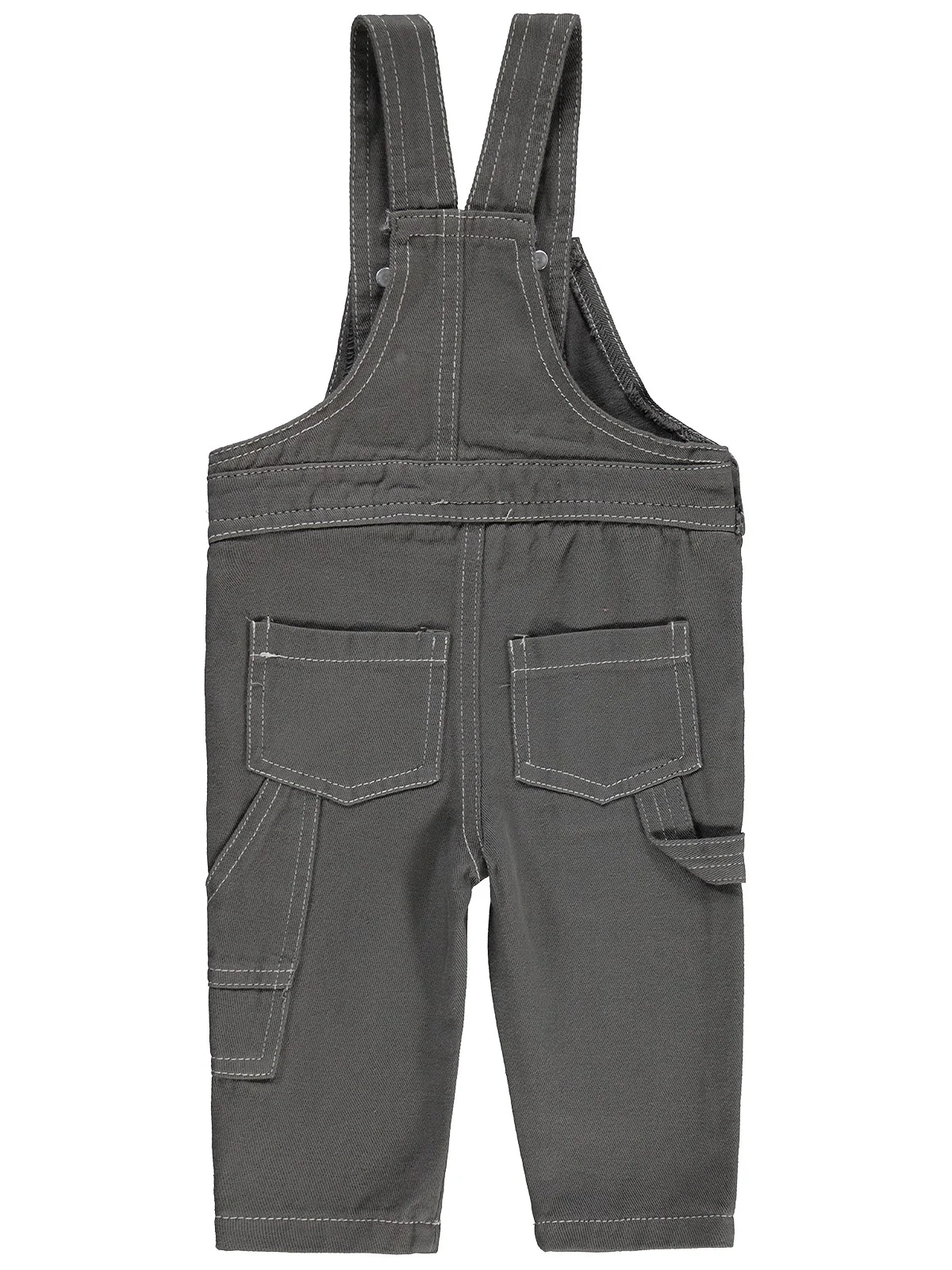 Civil Baby Arlo Overalls 6-18 Ay Slopet - Gri - Image 2