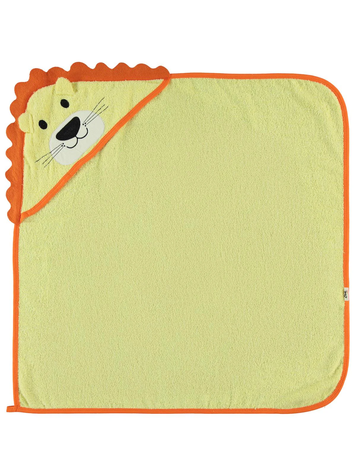 Civil Baby Aslan Nakışlı Havlu - Sarı - Image 3