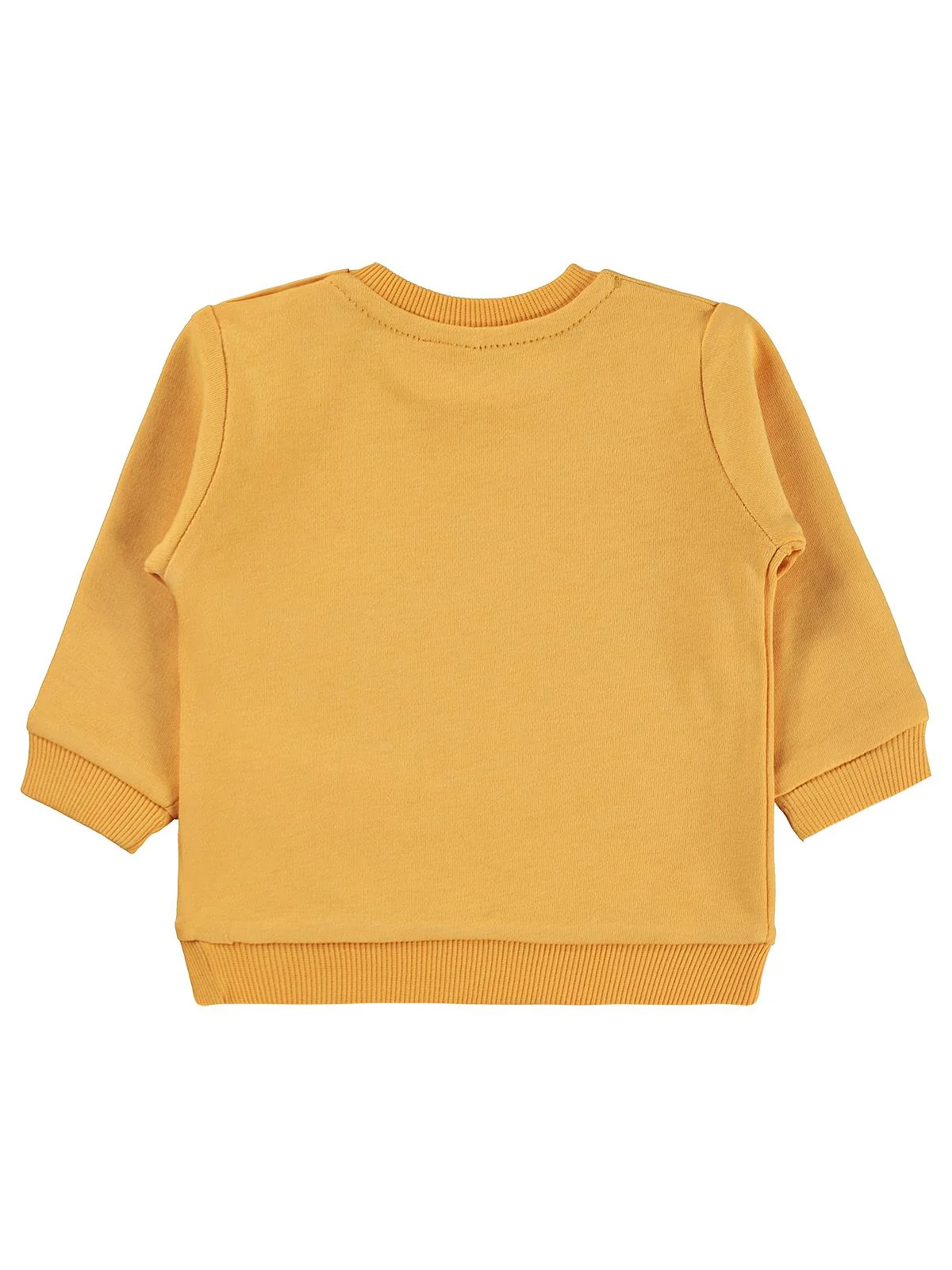 Civil Baby Astronot Baskılı 6-18 Ay Sweatshirt - Hardal - Image 4