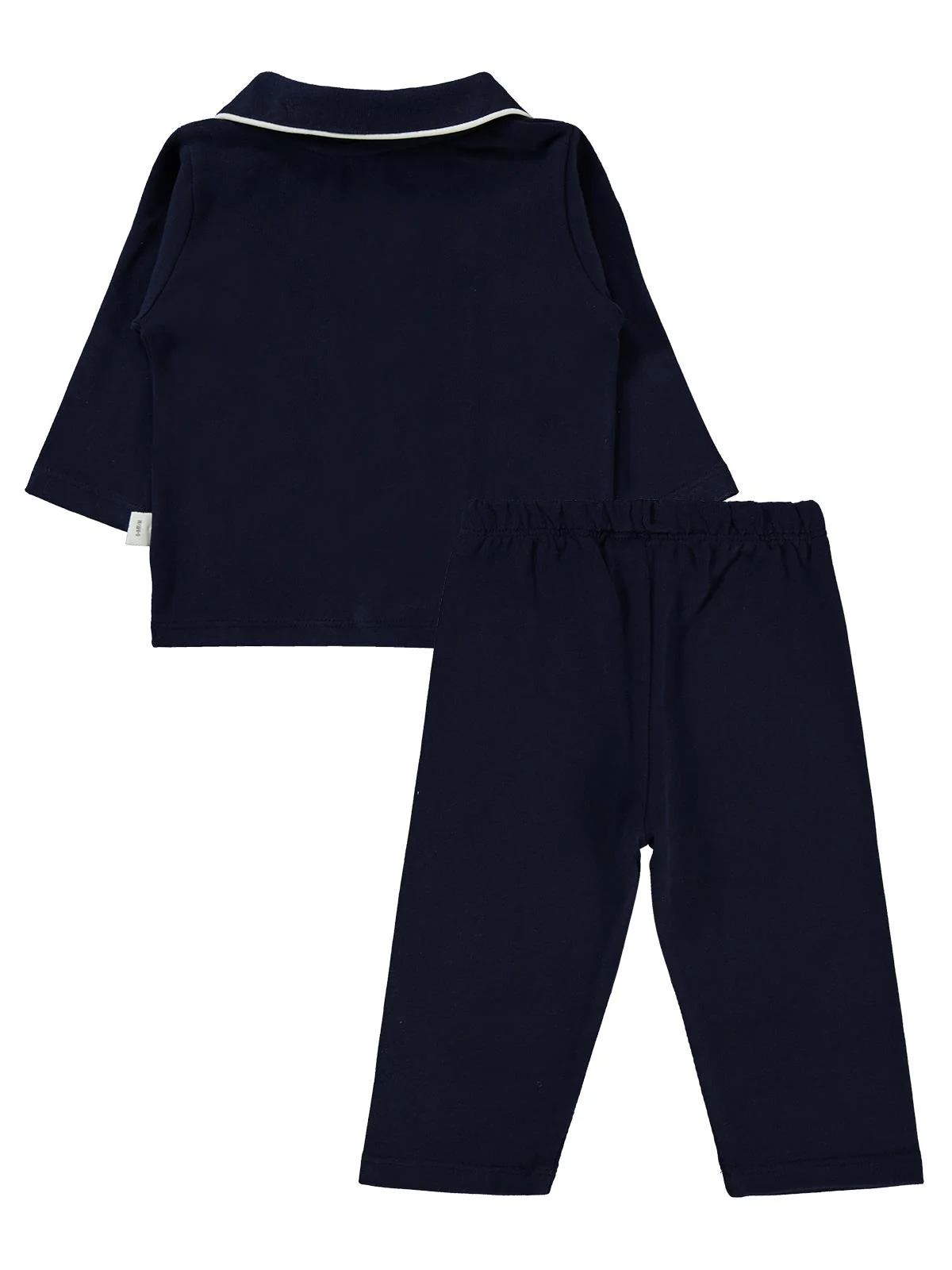 Civil Baby Ayı Baskılı 6-18 Ay Pijama Takımı - Lacivert - Image 6