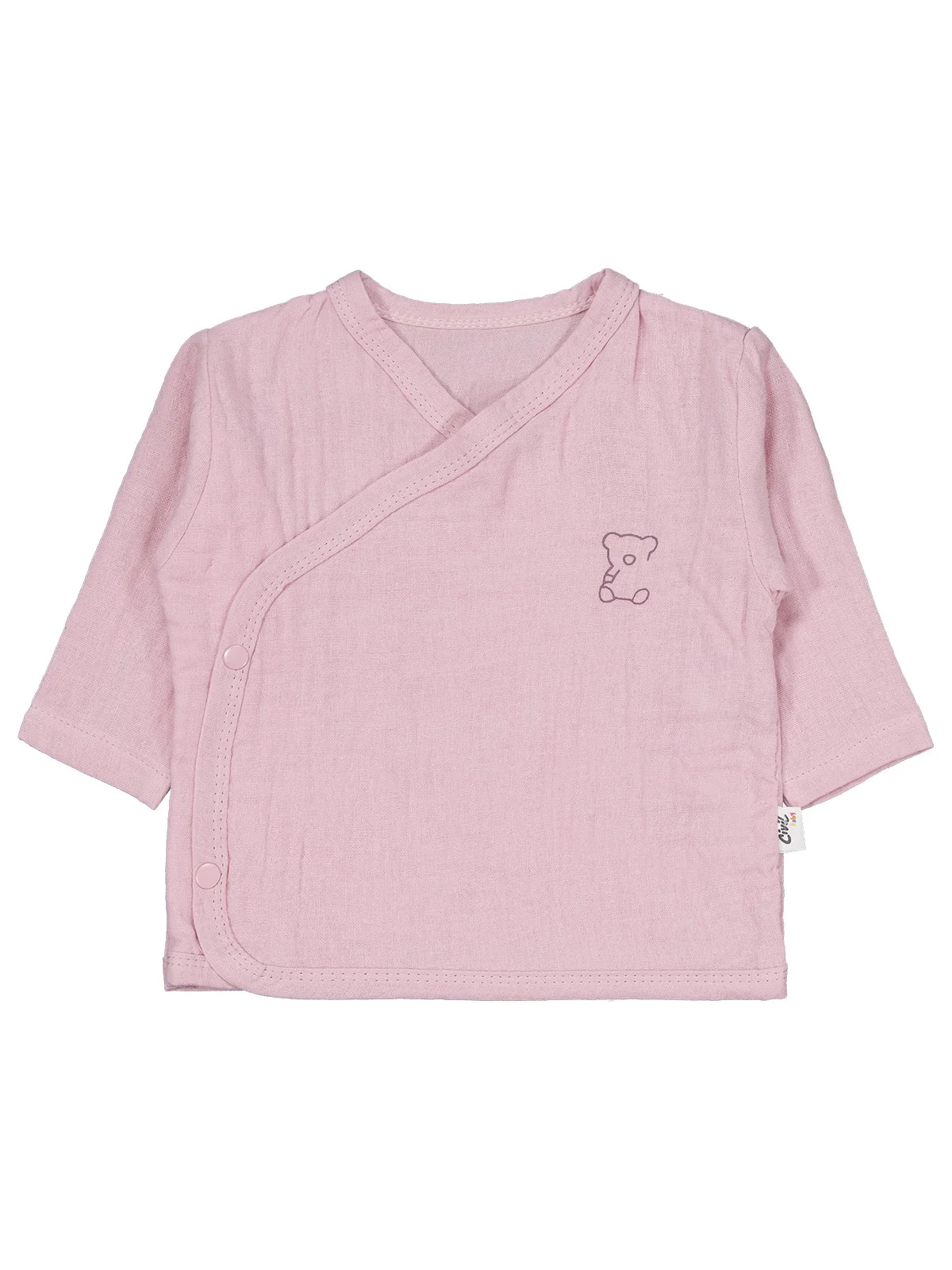 Civil Baby Ayıcık Baskılı Zıbın Takımları - Pembe - Image 3