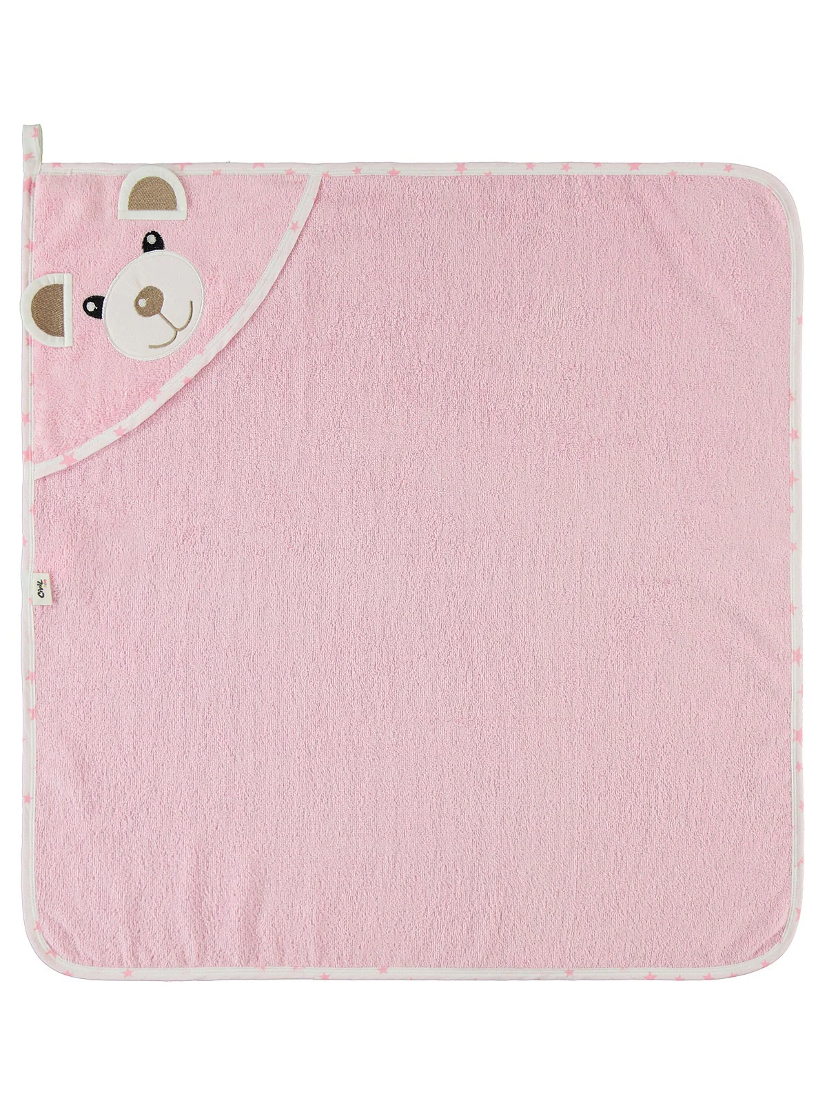 Civil Baby Ayıcık Nakışlı Havlu - Pembe - Image 2