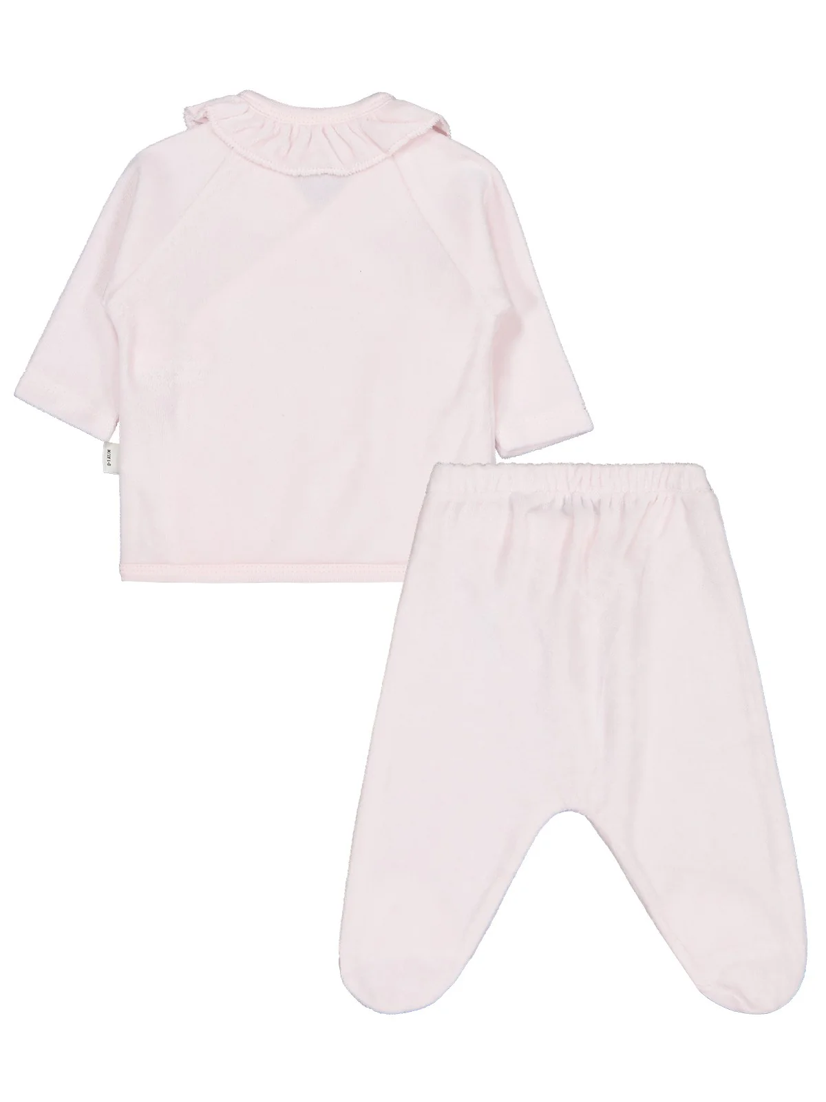 Civil Baby Balerin Nakışlı 0-1 Ay Zıbın Takımları - Pembe - Image 2