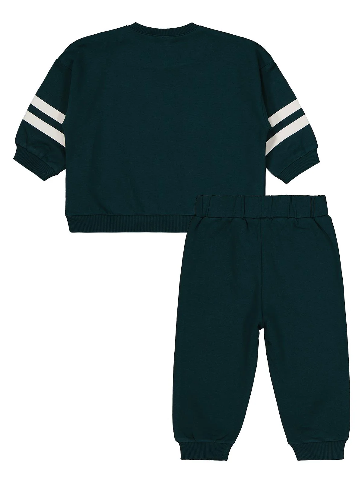 Civil Baby Baskılı 2' li 6-18 Ay Takım - Yeşil - Image 3