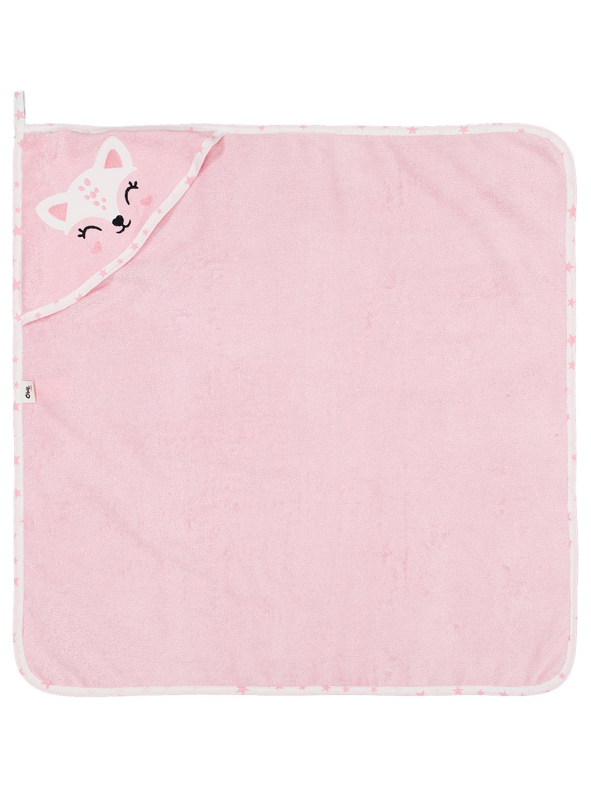 Civil Baby Ceylan Nakışlı Bambu Havlu - Pembe - Image 2