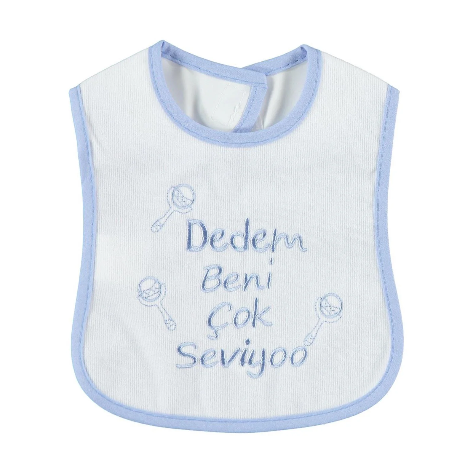 Civil Baby Bebek Mama Önlüğü  0-24 Ay - Mavi - Image 2