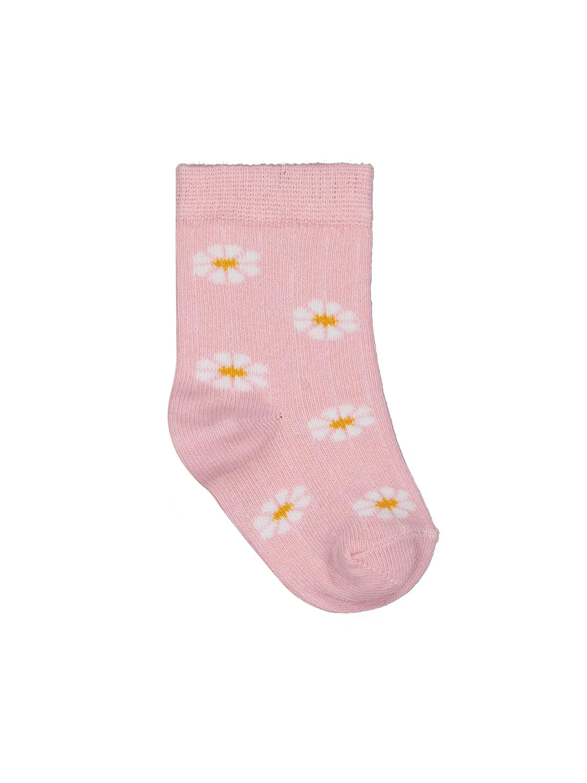 Civil Baby Derbili Çiçek 3'lü 6-18 Ay Bebek Kız Çorap Set - Image 3