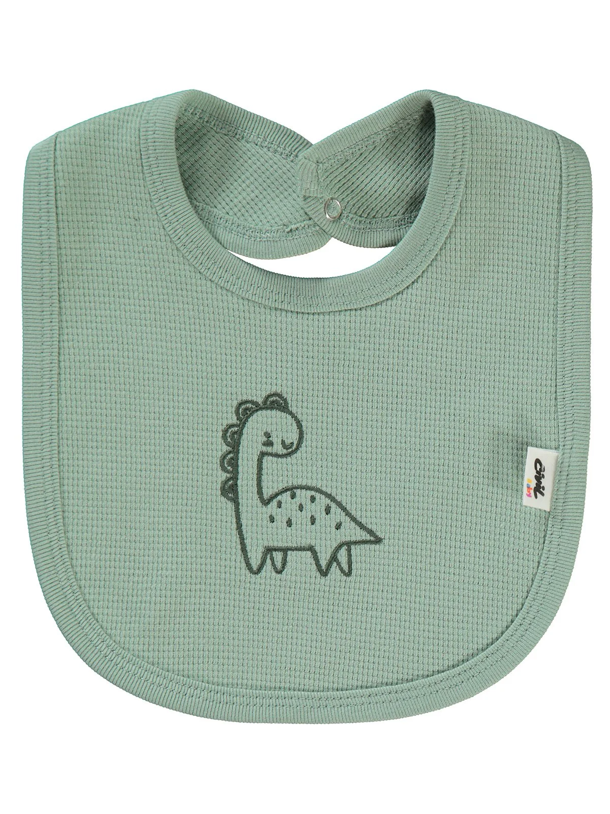 Civil Baby Dinozor Empirme Mama Önlüğü - Haki - Image 2