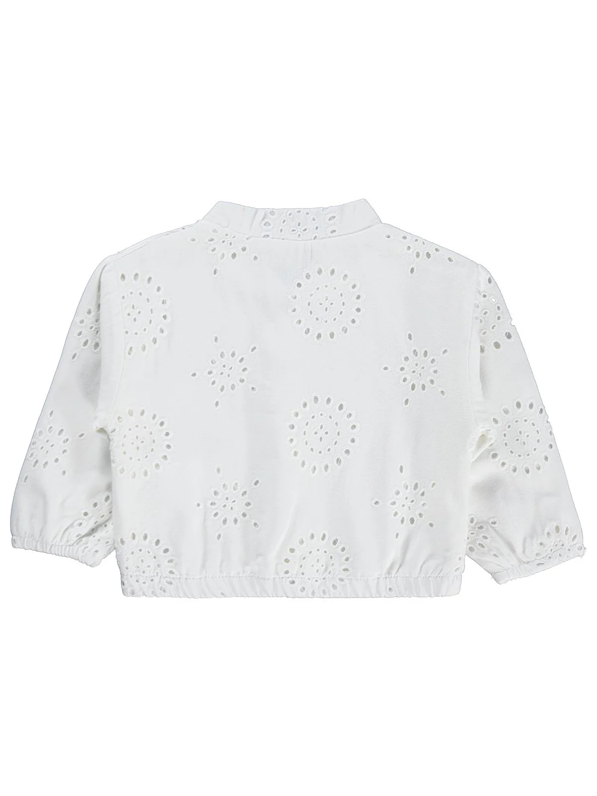 Civil Baby Fistolu Kanvas Oversize 6-18 Ay Ceket - Beyaz - Image 2