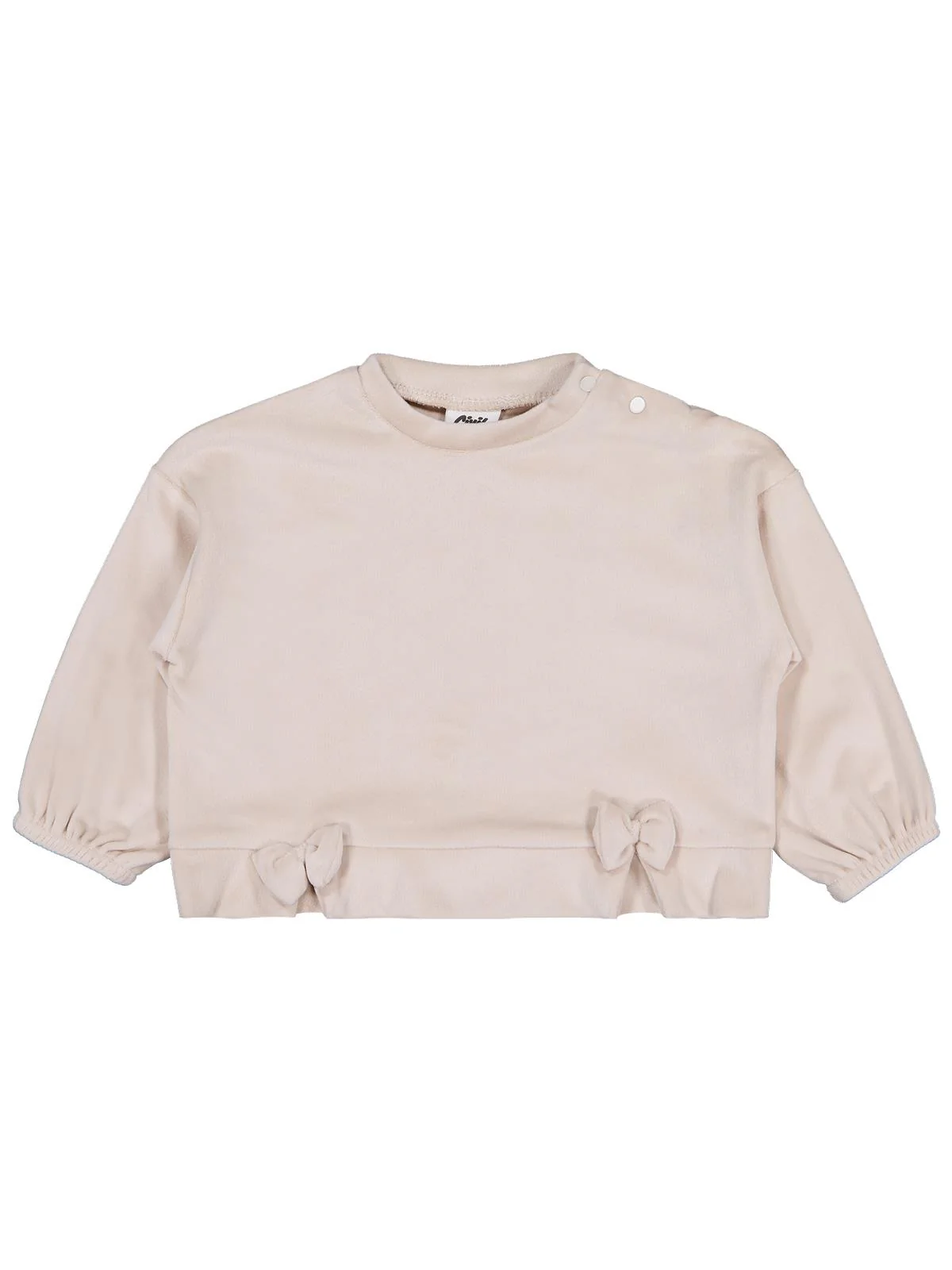 Civil Baby Fiyonklu 6-18 Ay Sweatshirt - Bej