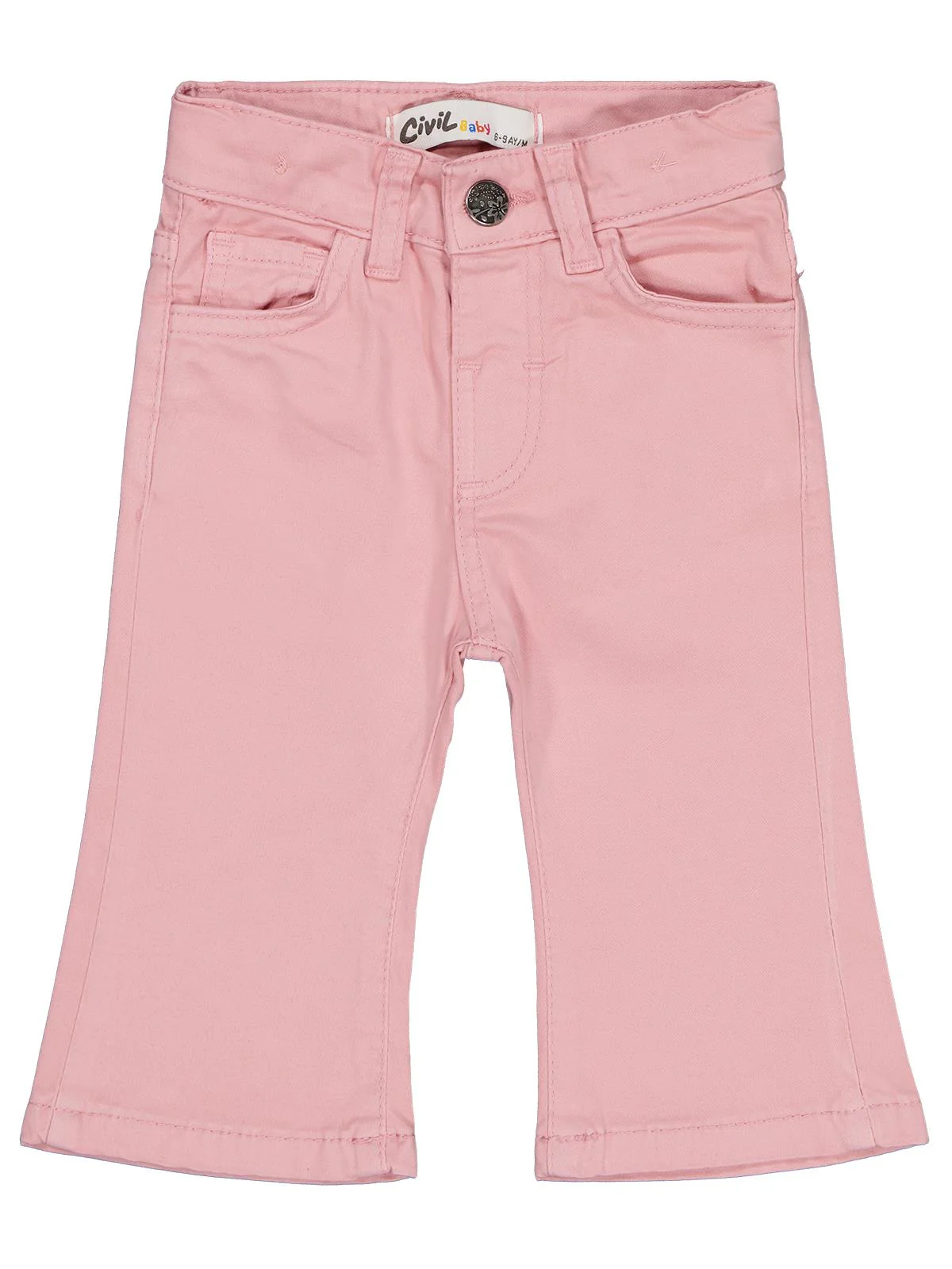 Civil Baby Flara Fit 6-18 Ay Pantolon - Pembe