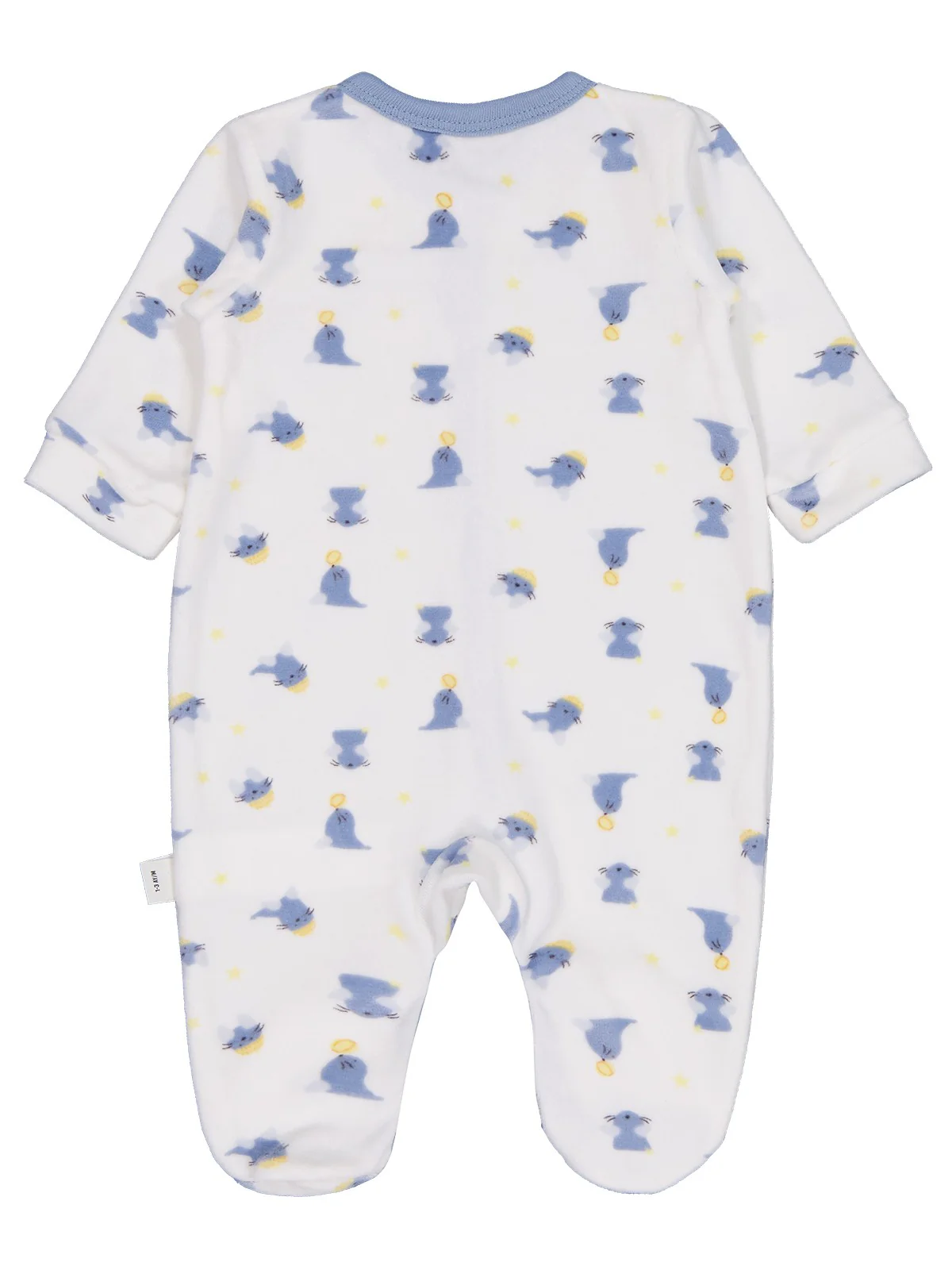 Civil Baby Fok Balığı Empirme 1-9 Ay Tulum - Kırık Beyaz - Image 2