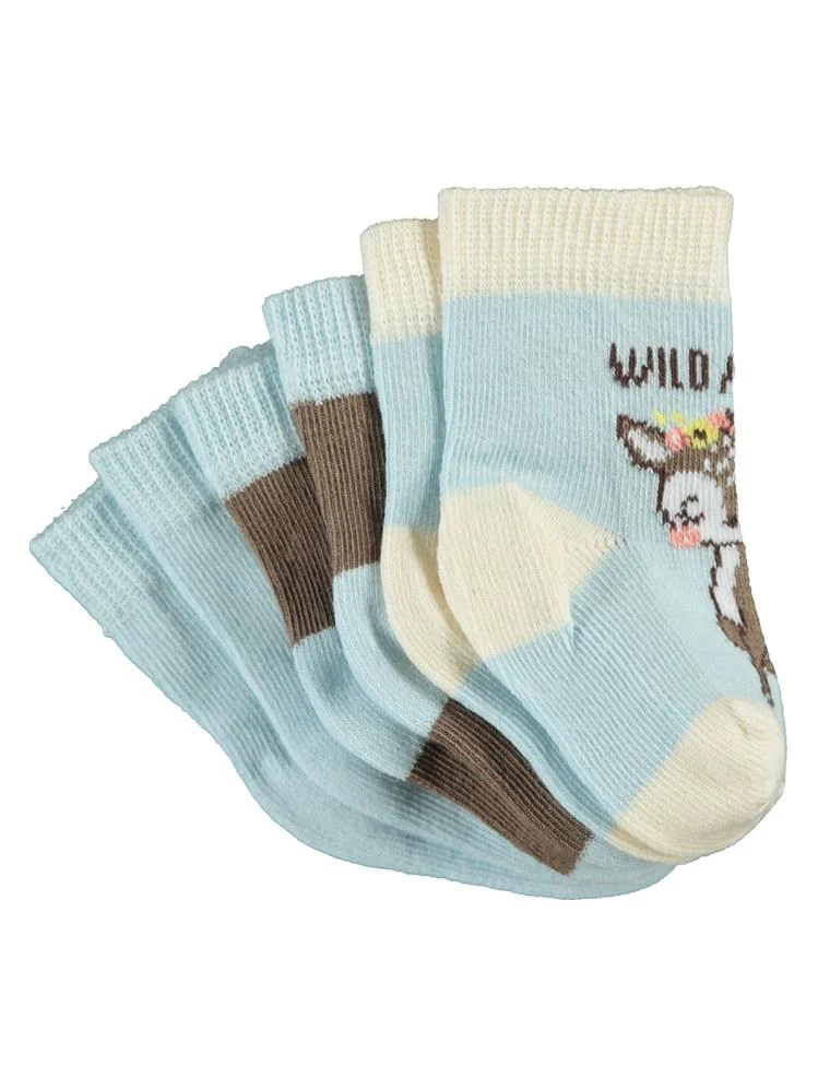 Civil Baby Geyik 6-18 Ay Bebek Kız Çorap Set - Image 4