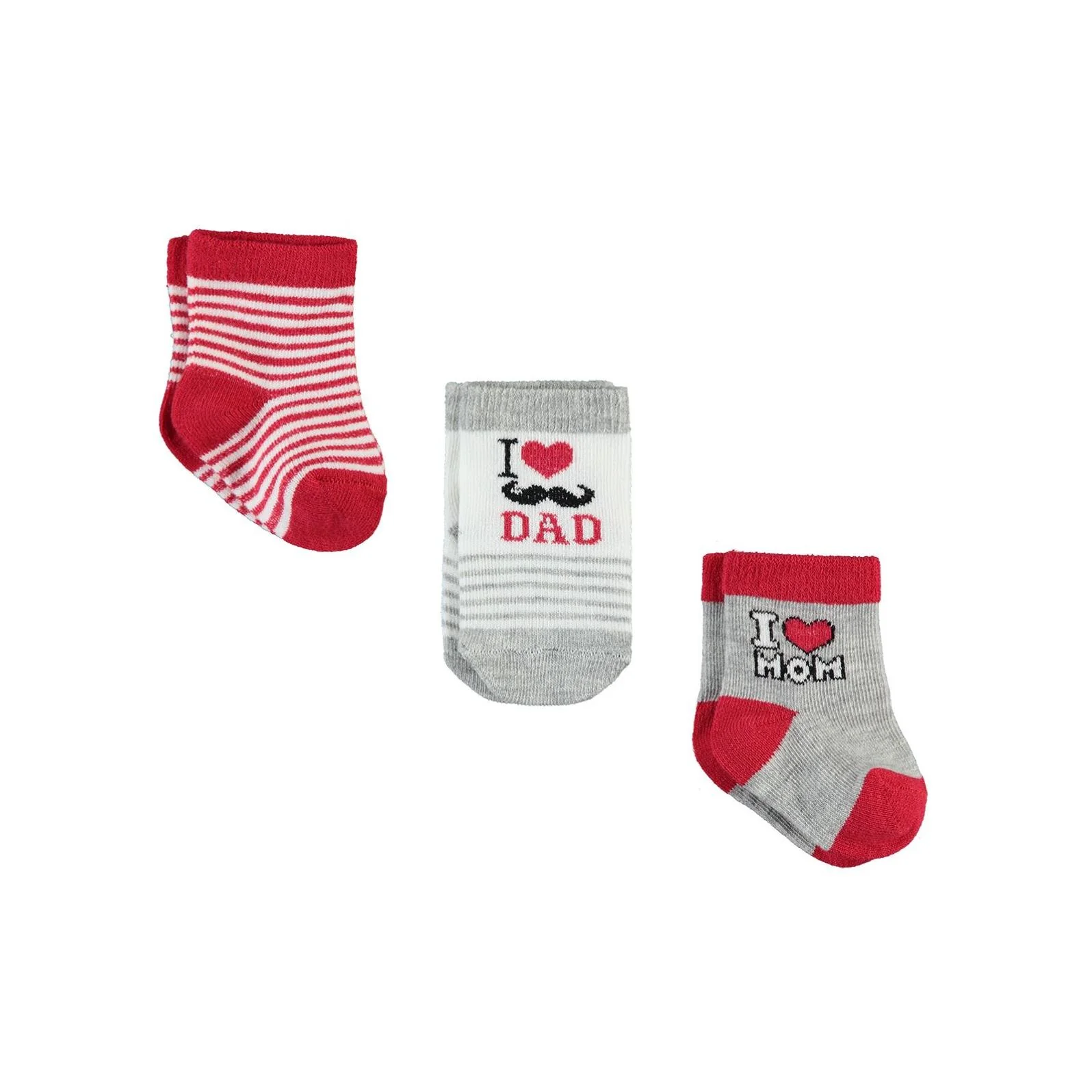 Civil Baby I Dad Desen Asetat 0-24 Ay Çorap Setleri - Image 8